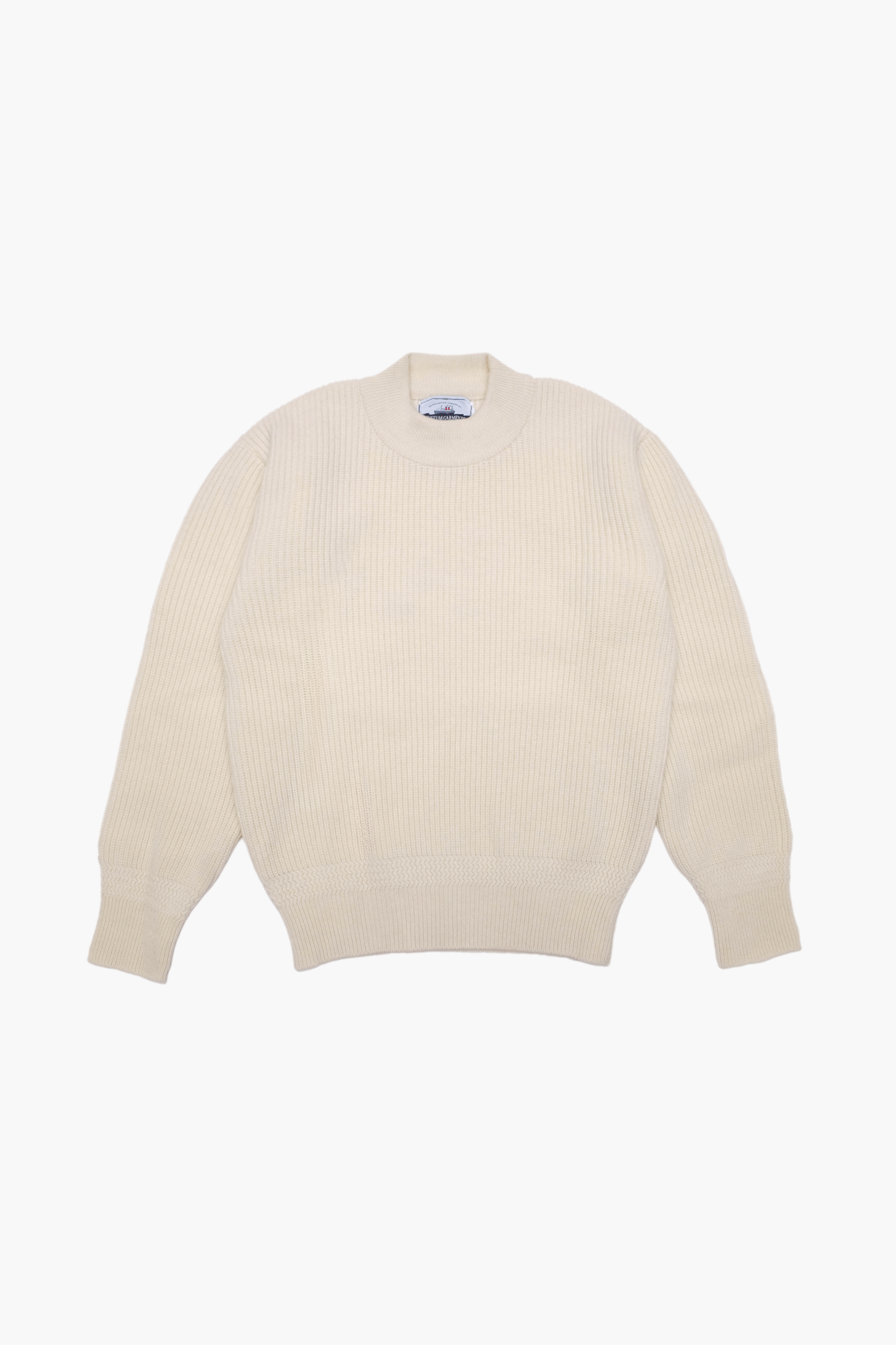 Lambswool Deck Sweater - Cream