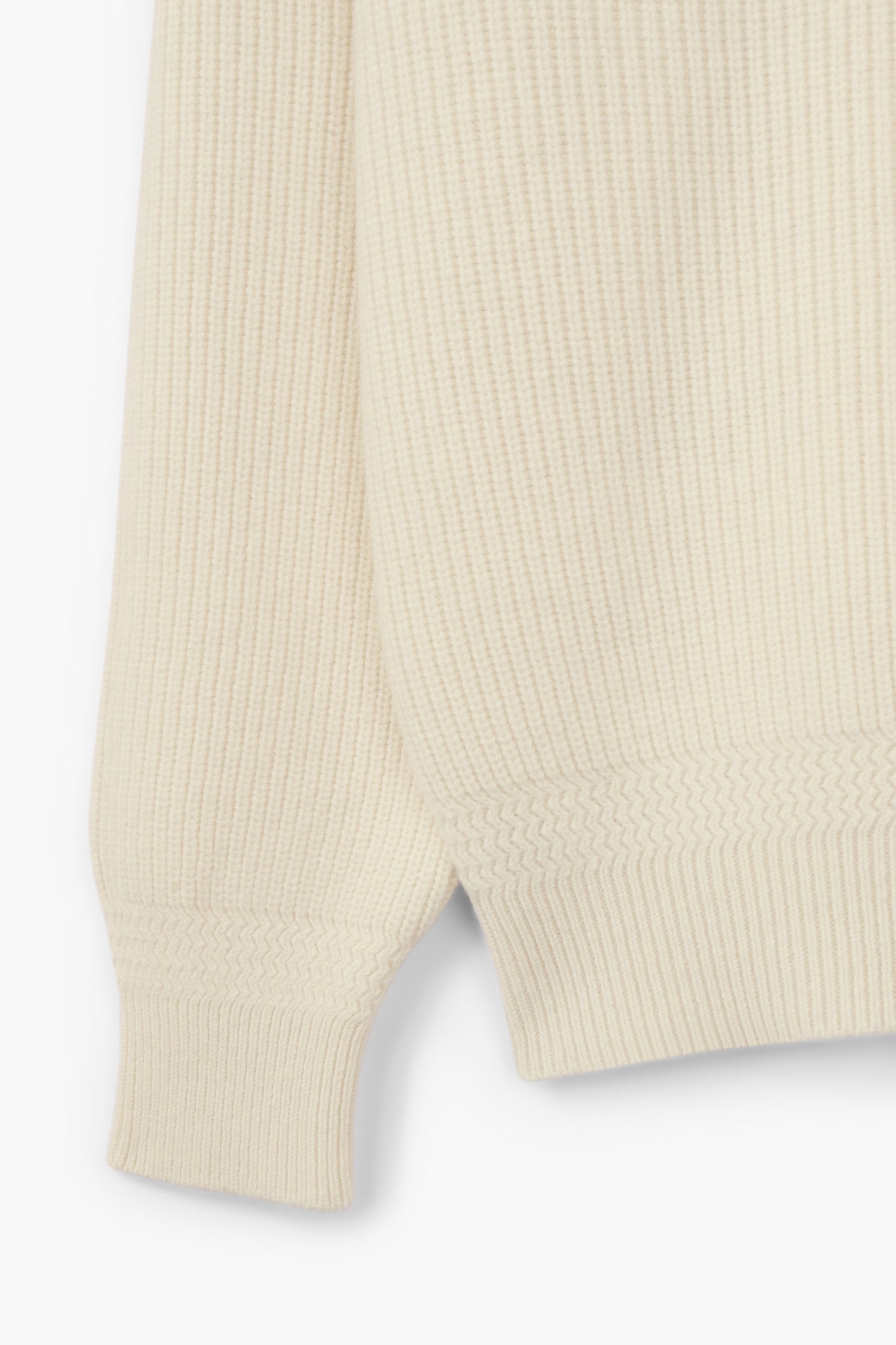 Lambswool Deck Sweater - Cream