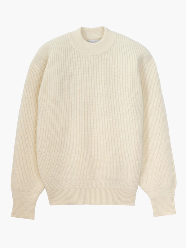 Deck Sweater en laine d'agneau - Natural