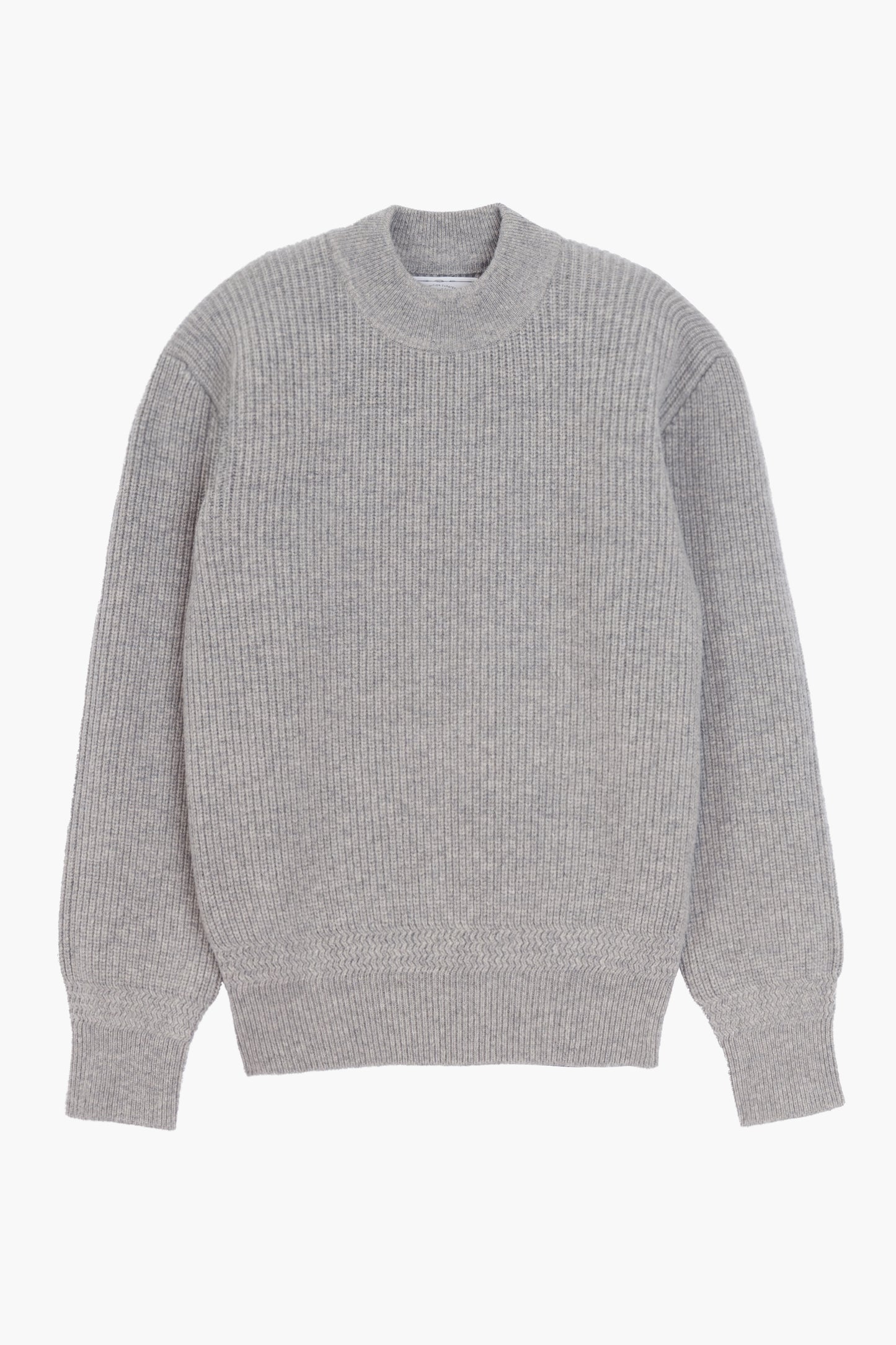 Deck Sweater en laine d'agneau - Gris