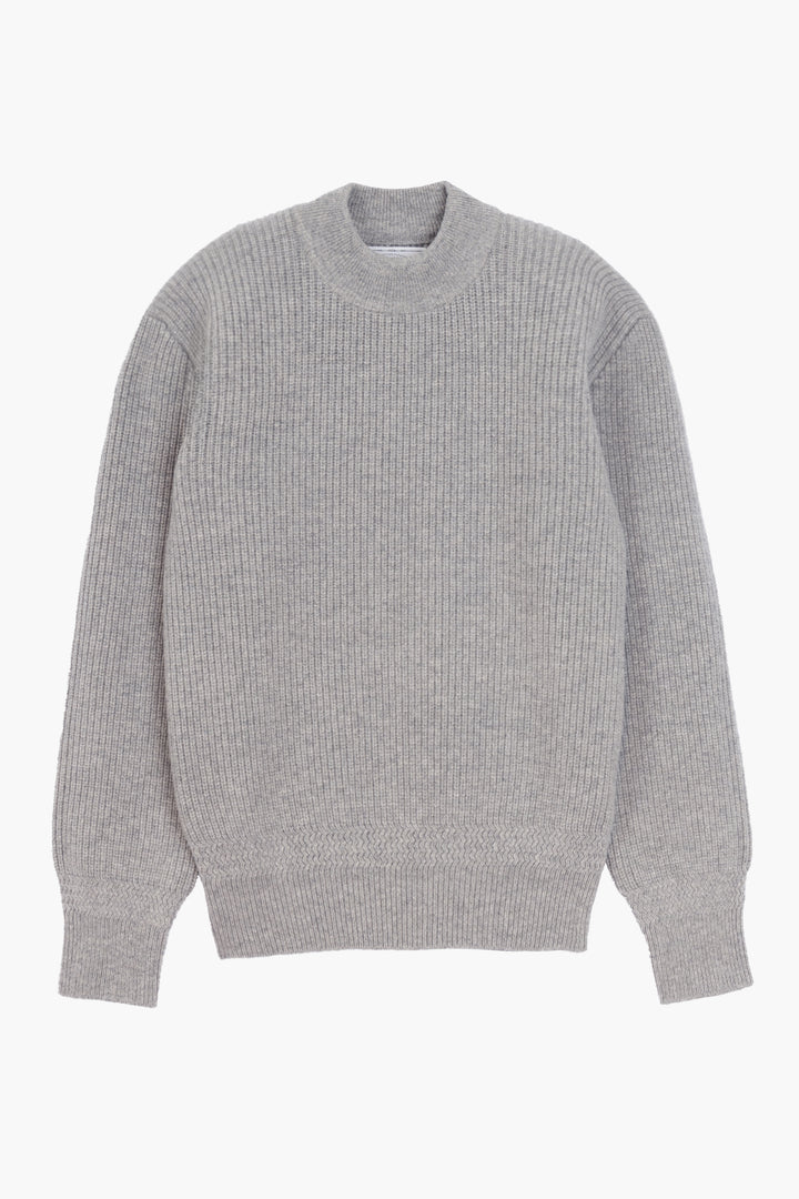 Lambswool Deck Sweater - Grey