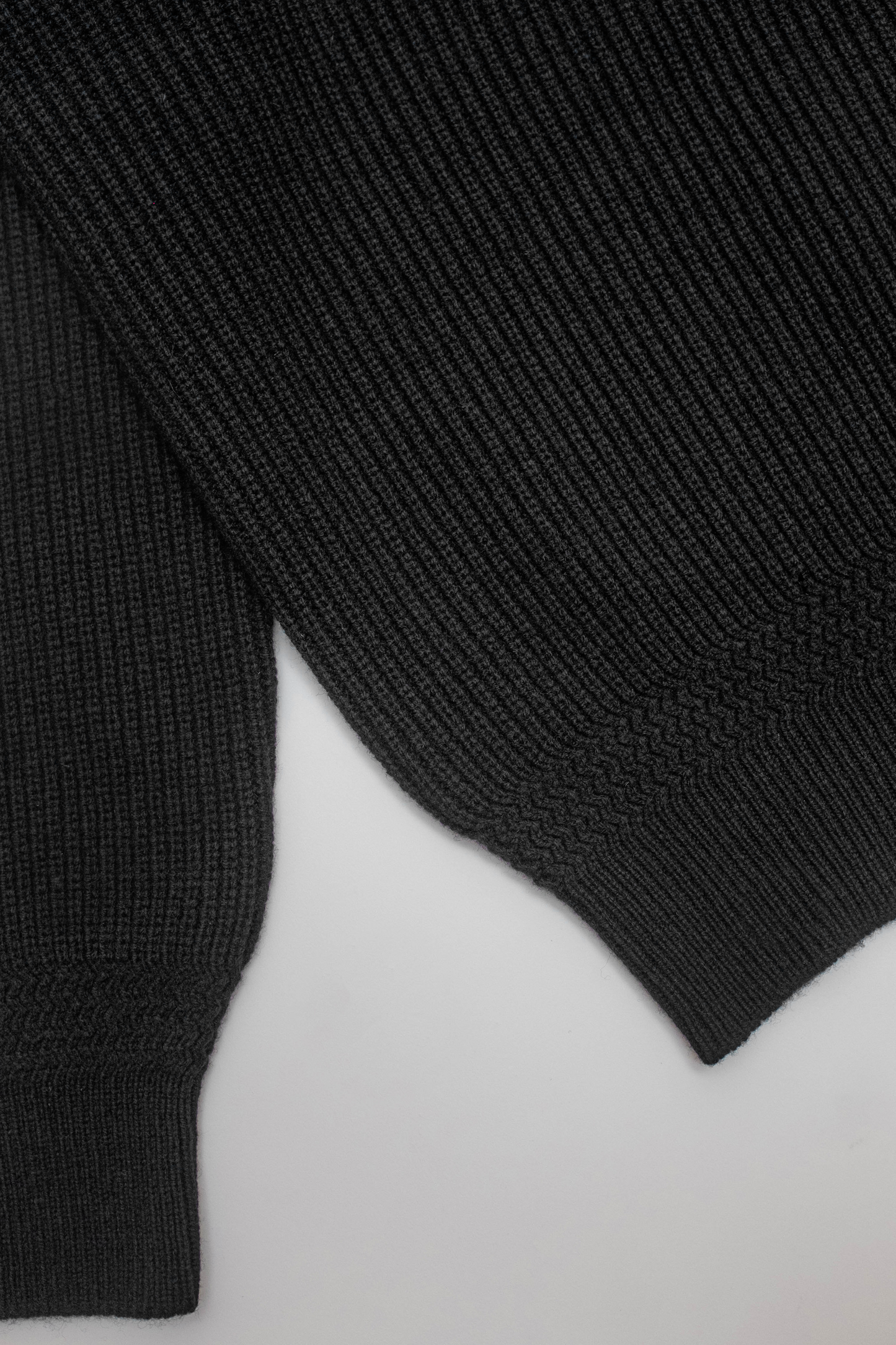 Deck sweater en lambswool Noir