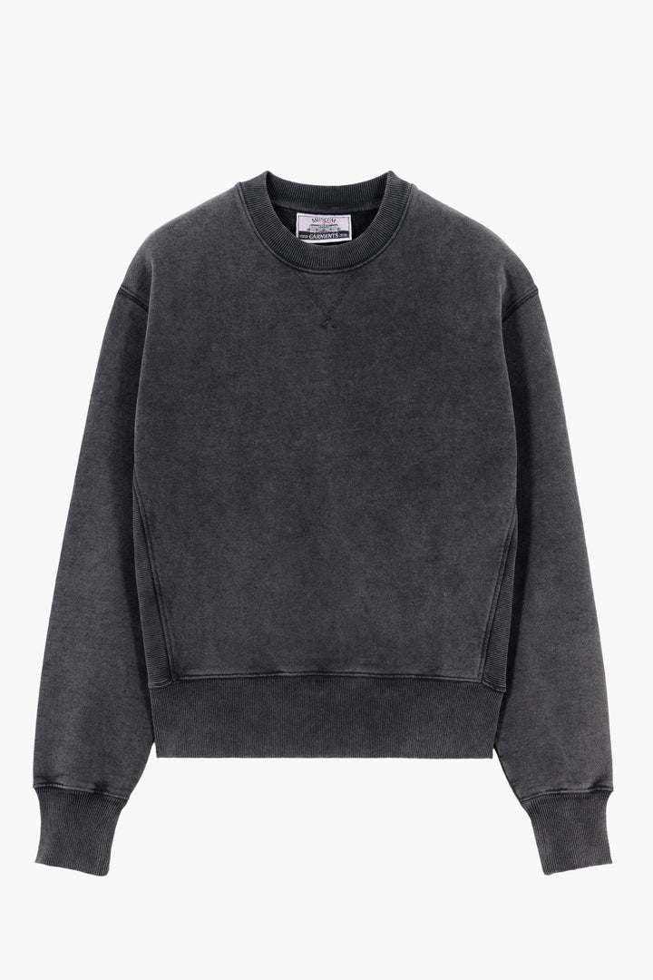 Athletic Sweatshirt - Faded Black