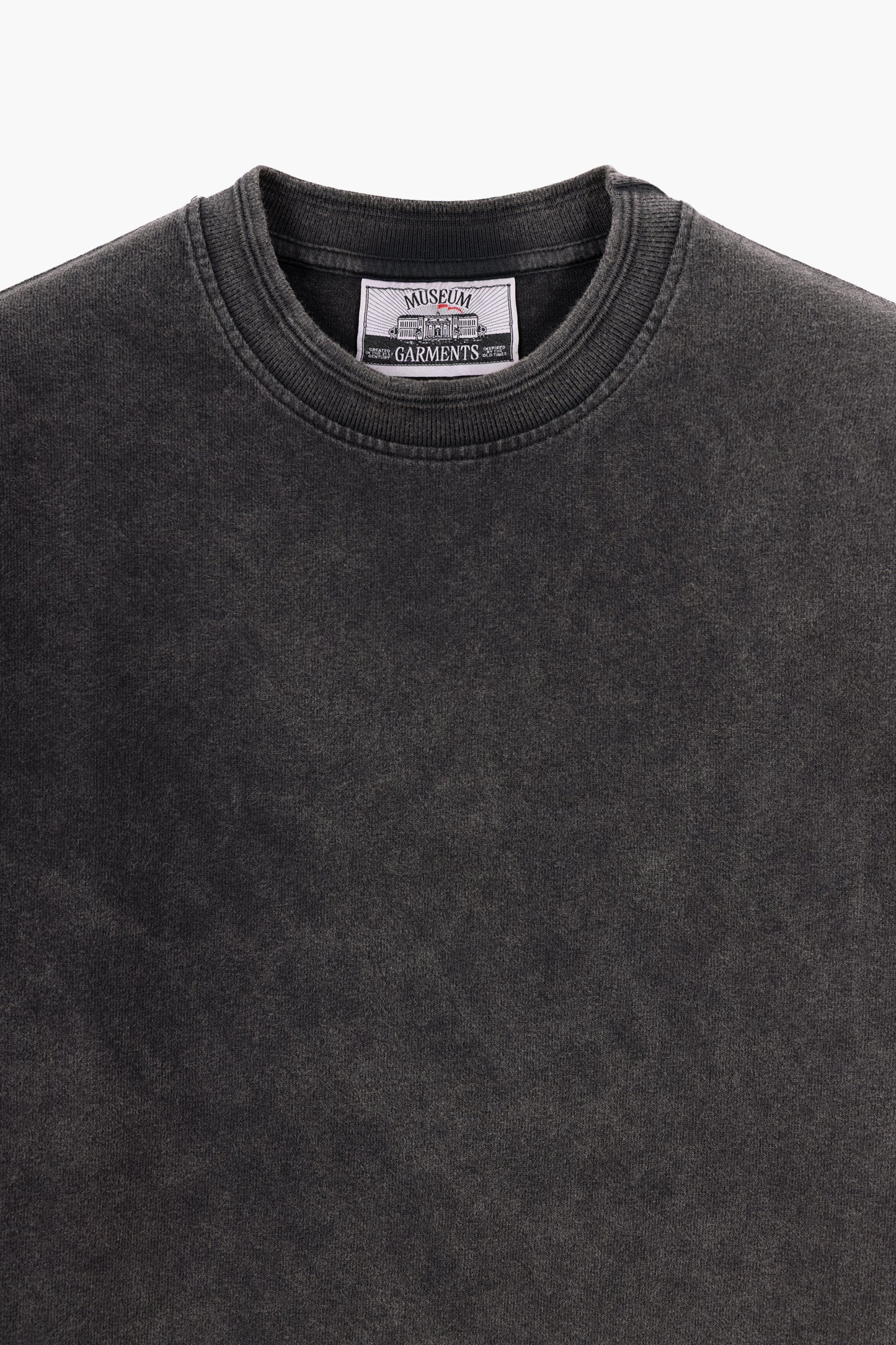 Athletic T-shirt Faded Black