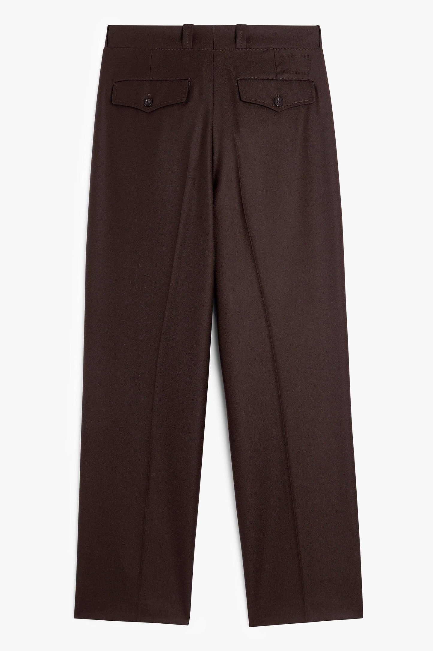Pantalon French Military - Laine Marron