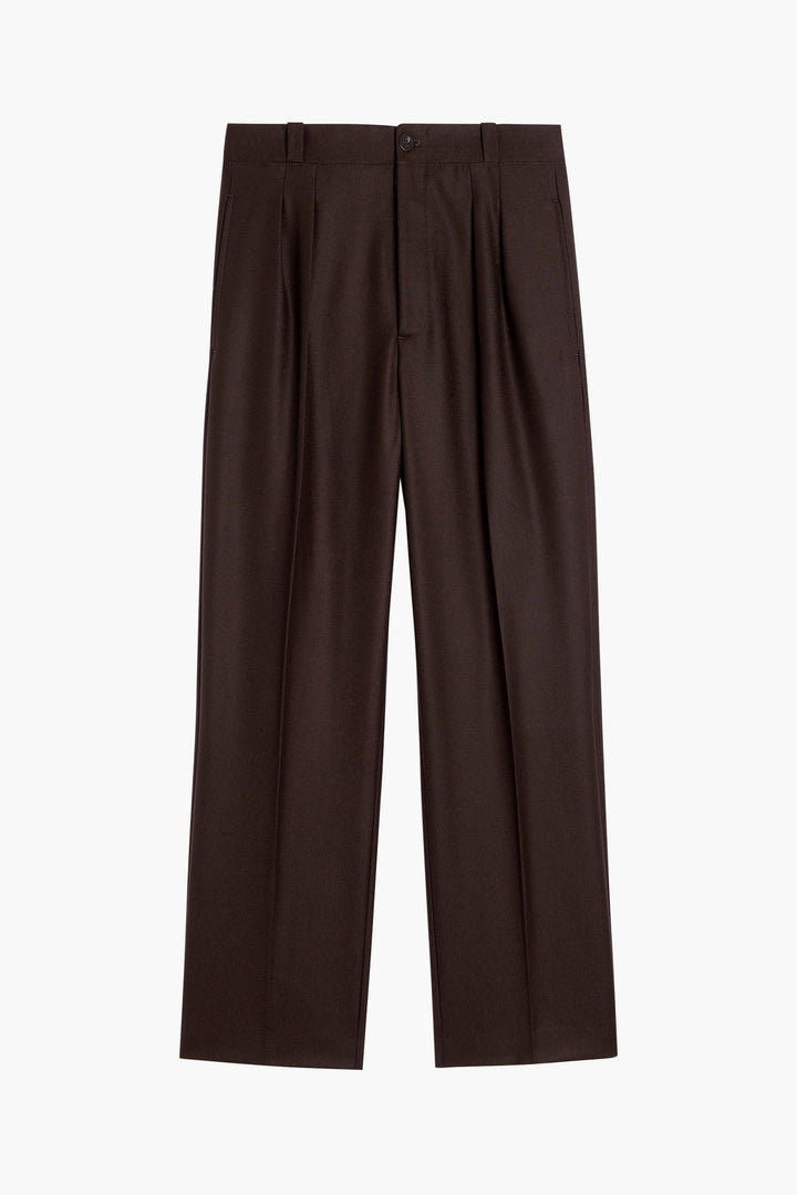Pantalon French Military - Laine Marron