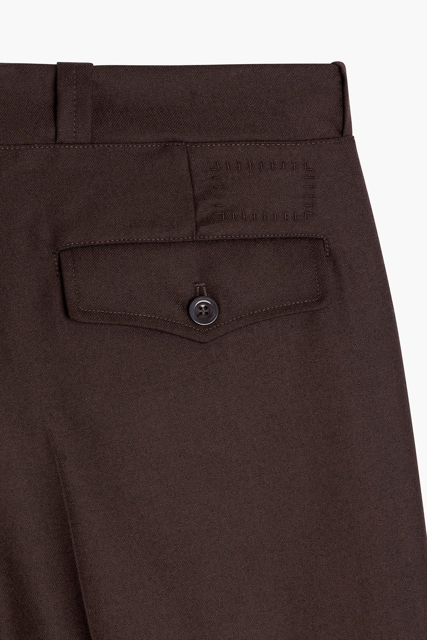 French Military Pant - Brown Wool