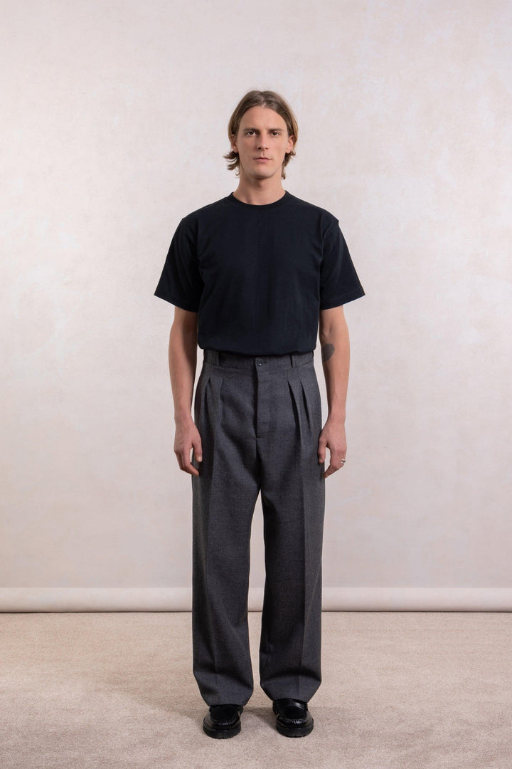 French Military Pant - Grey Wool