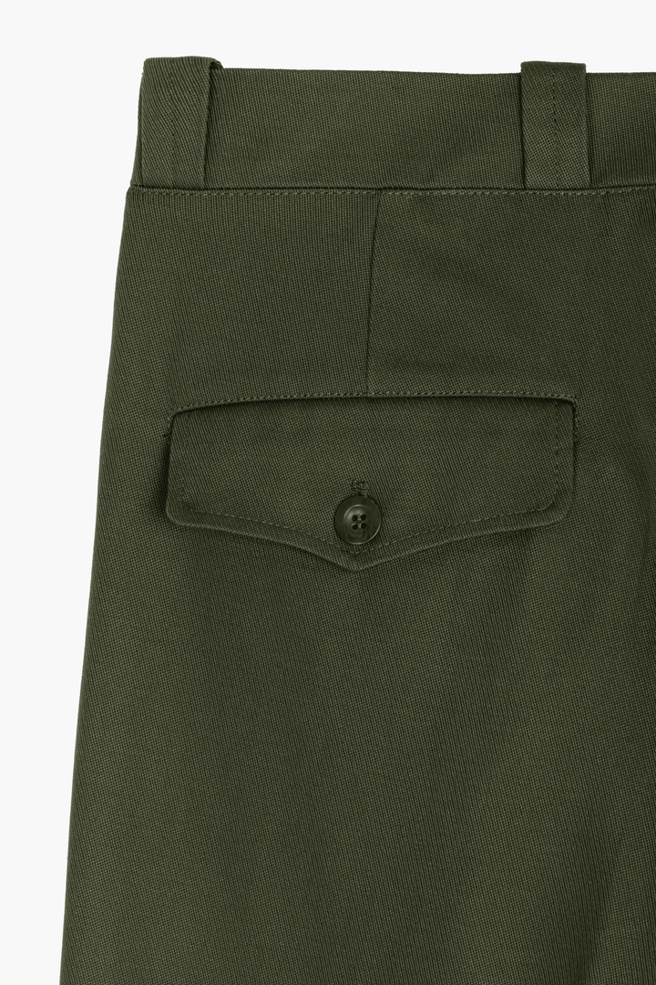 French Military Pant - Coton Olive