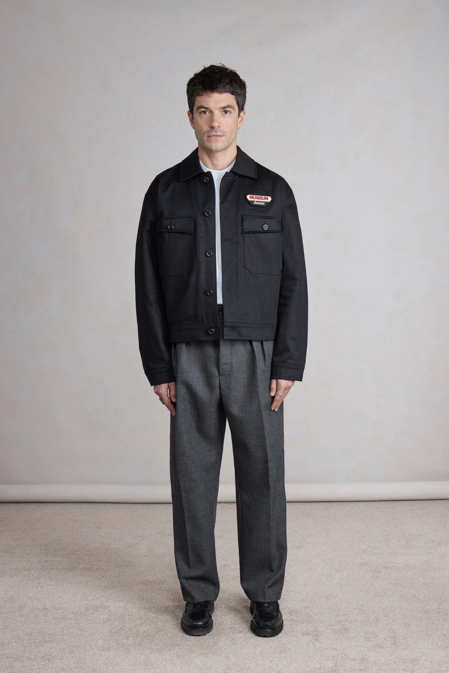 Pumpist Jacket - Satin de coton Noir