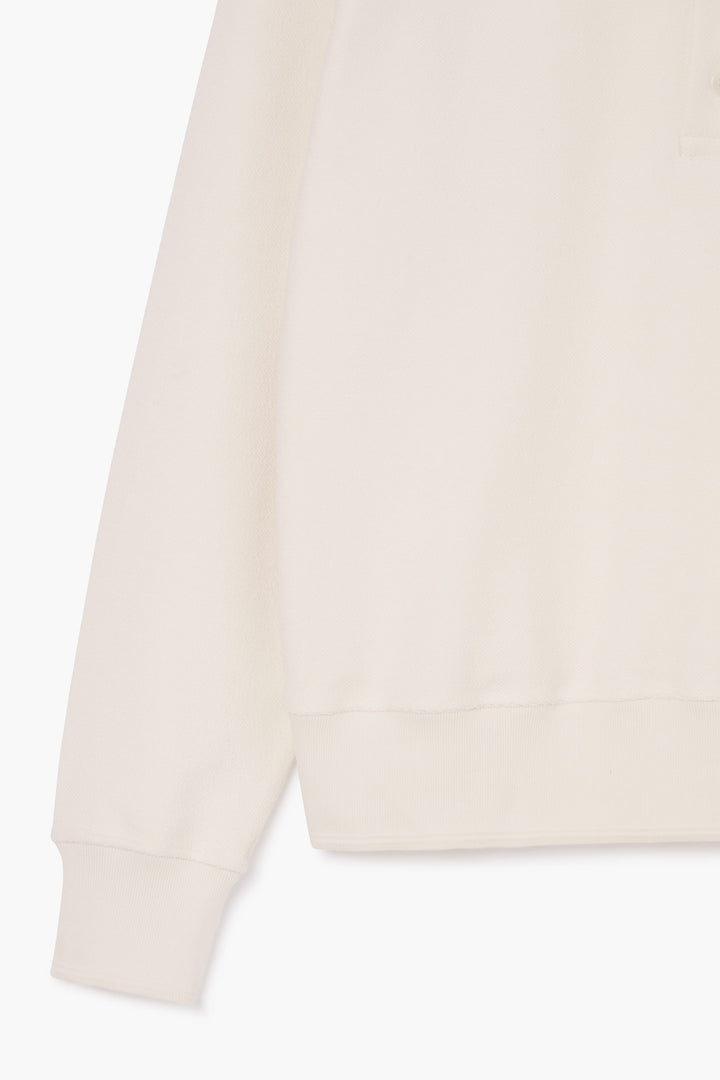 Reversed Polo Sweatshirt - Natural