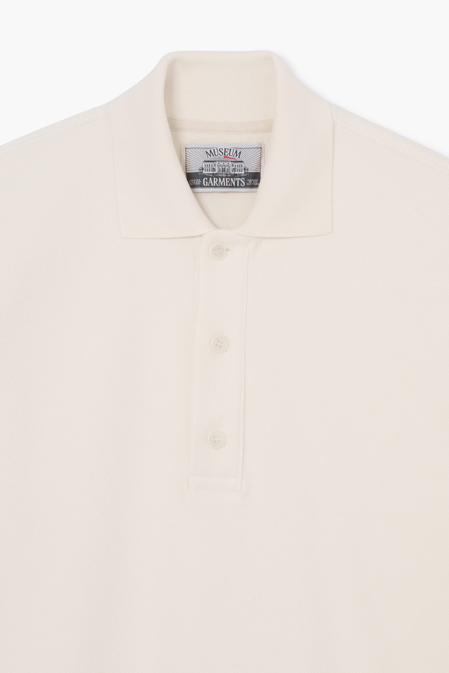 Reversed Polo Sweatshirt - Natural