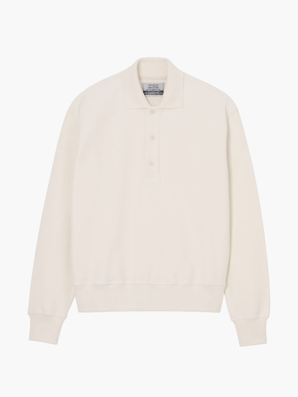Reversed Polo Sweatshirt - Natural