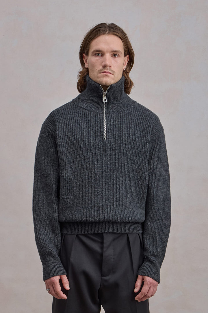 Sailor Sweater - Lambswool Charcoal