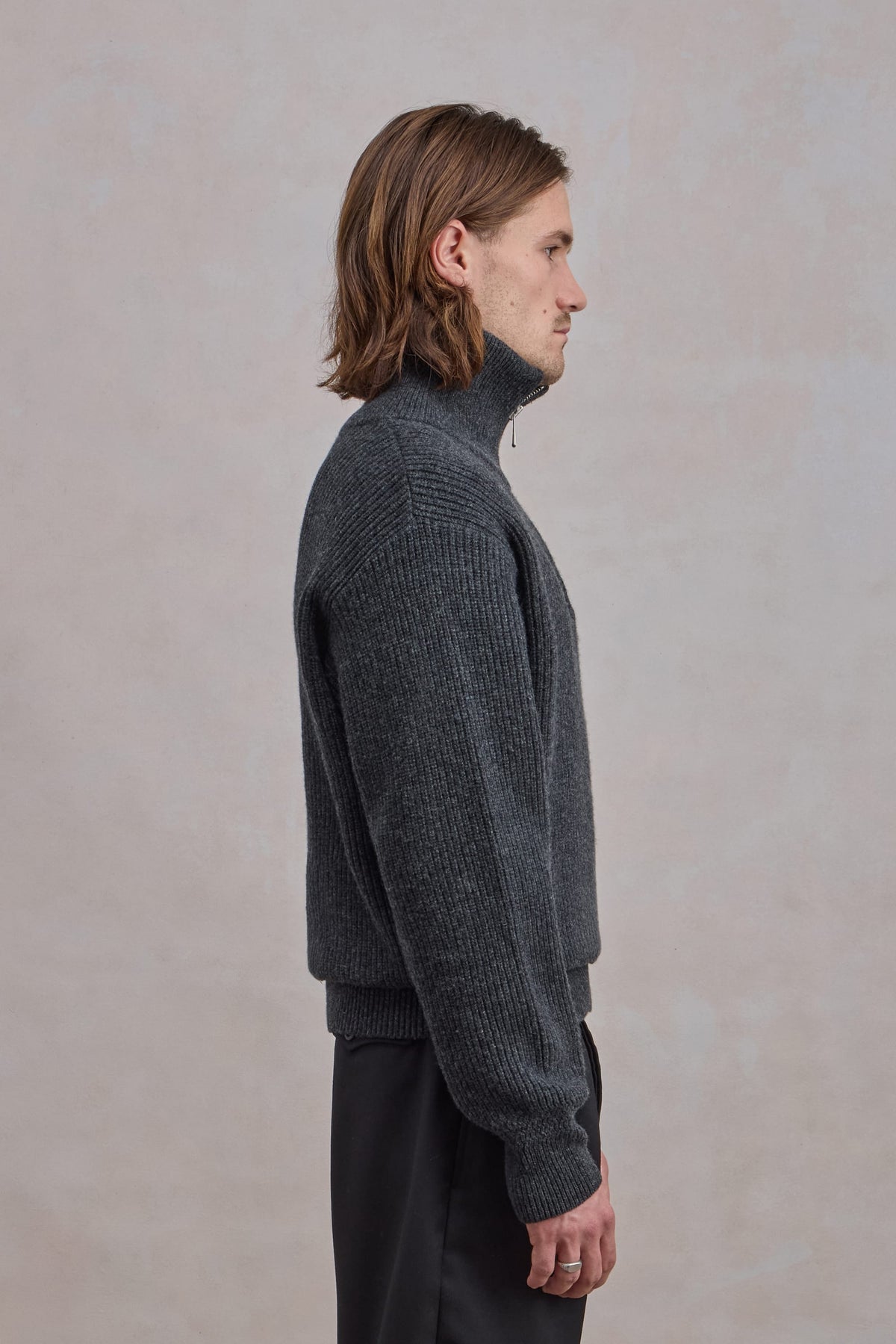 Sailor Sweater - Lambswool Charcoal