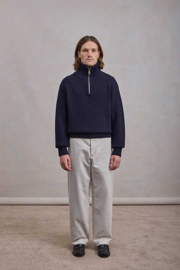 Sailor Sweater - Lambswool Navy