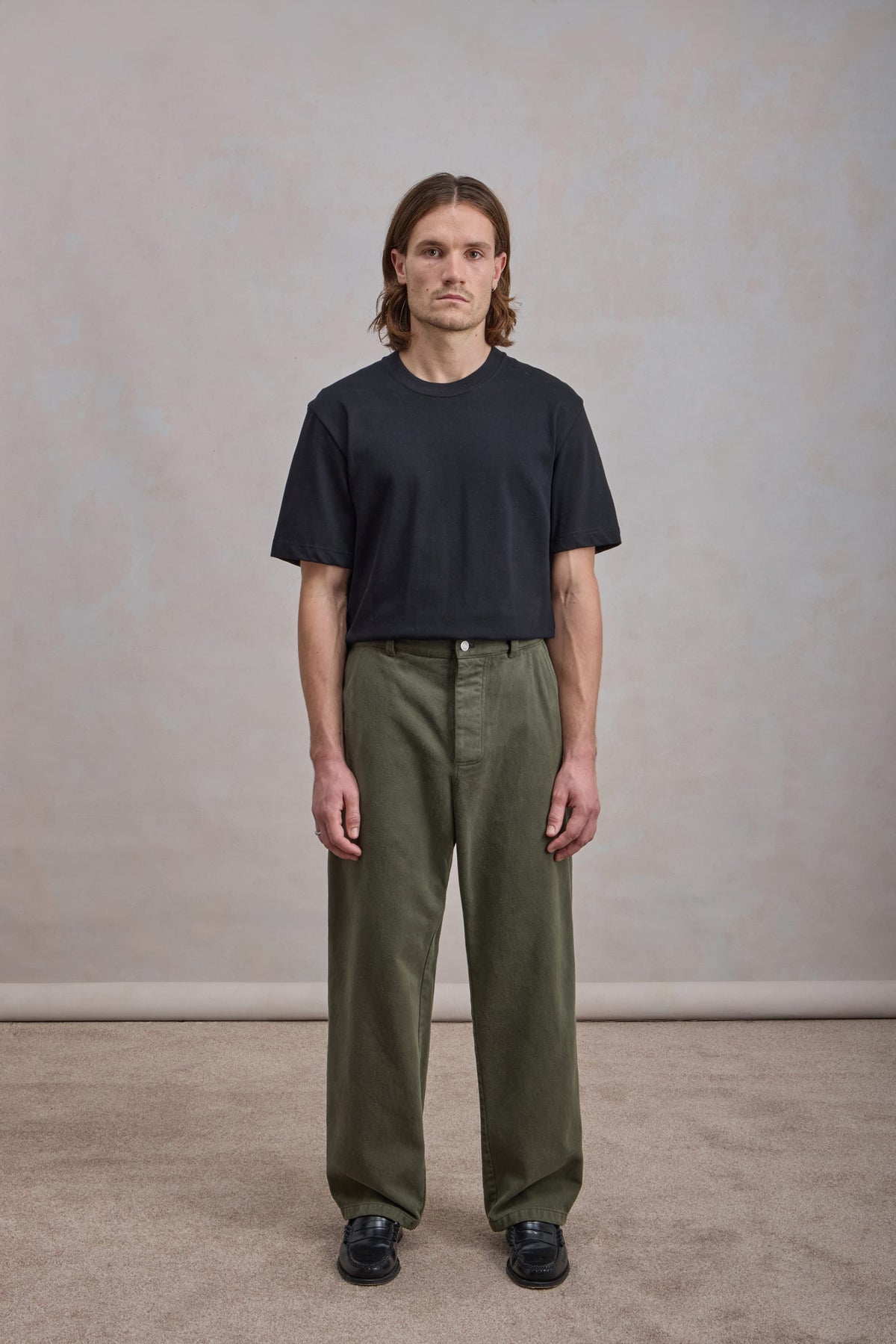 Pantalon Soft Single Knee - Vert Foncé