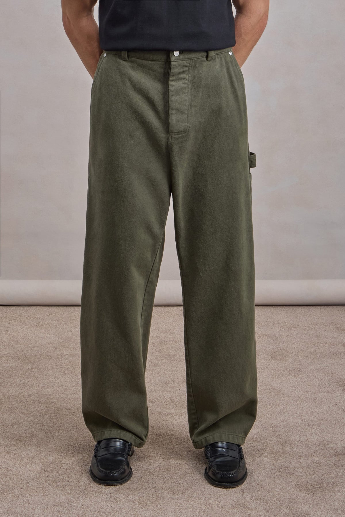Pantalon Soft Single Knee - Vert Foncé