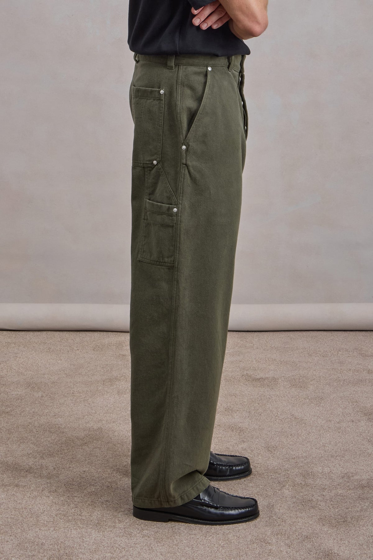 Pantalon Soft Single Knee - Vert Foncé