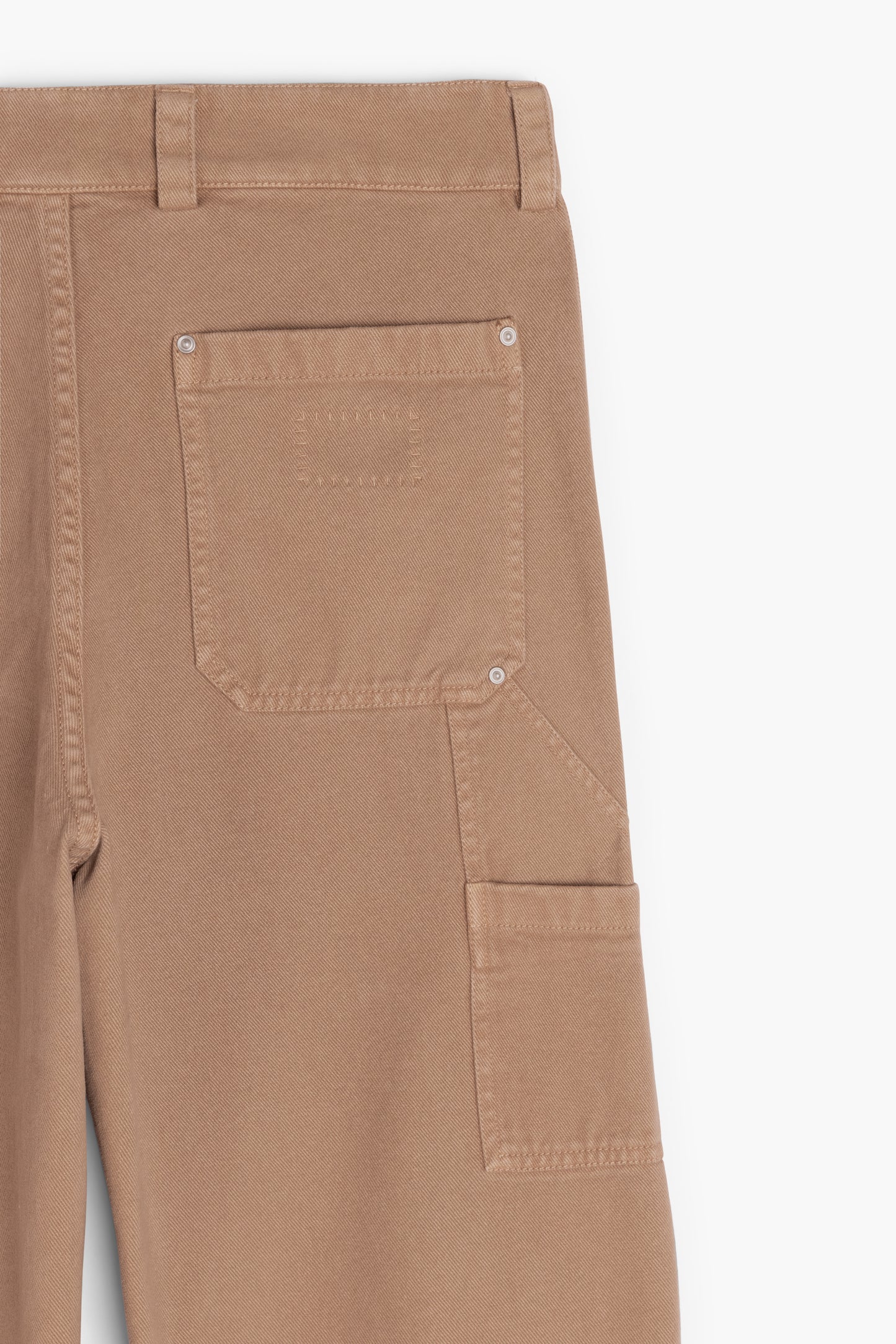 Soft Double Knee Pant - Twill de coton 'Peached' Tobacco