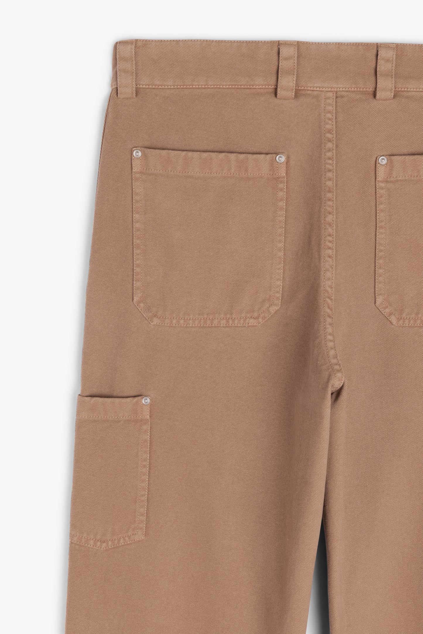 Soft Double Knee Pant - Twill de coton 'Peached' Tobacco