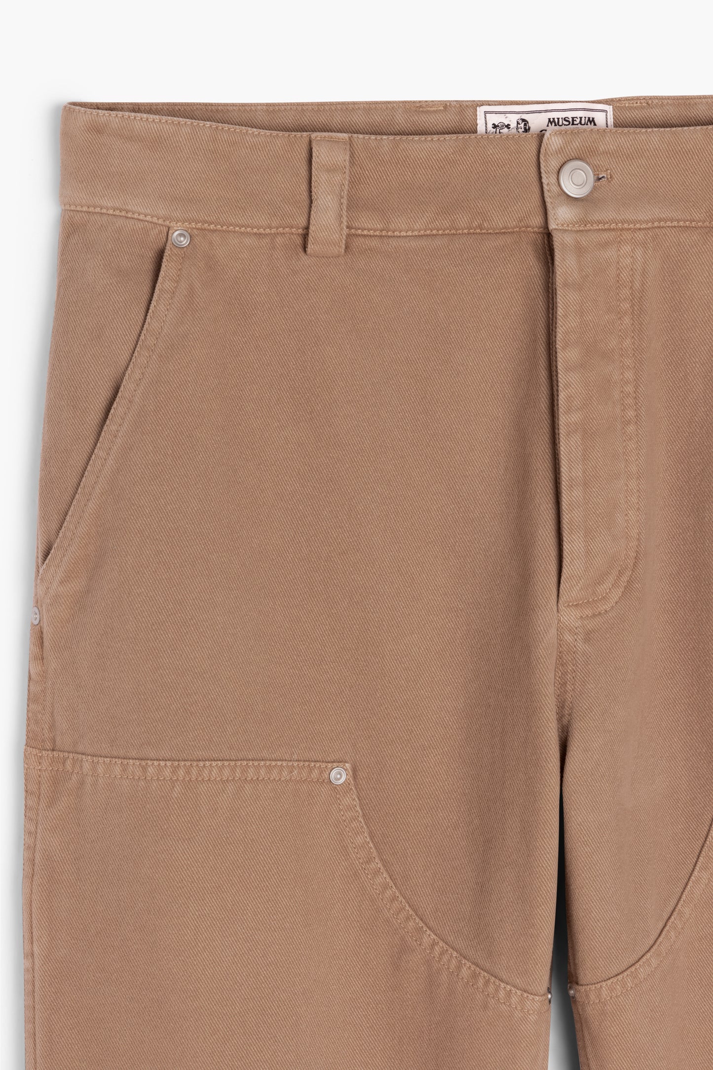 Soft Double Knee Pant - Twill de coton 'Peached' Tobacco