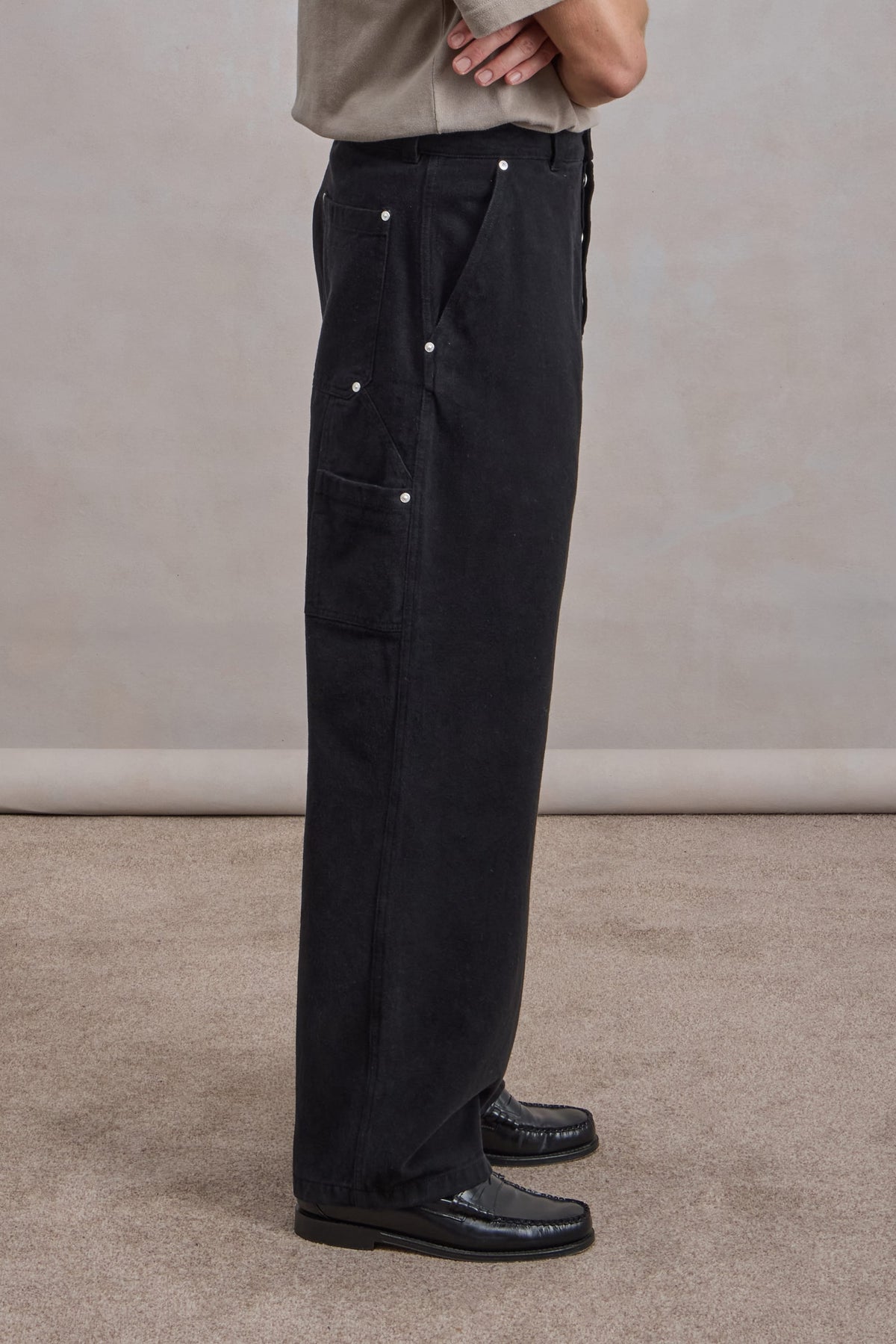 Pantalon Soft Single Knee - Noir