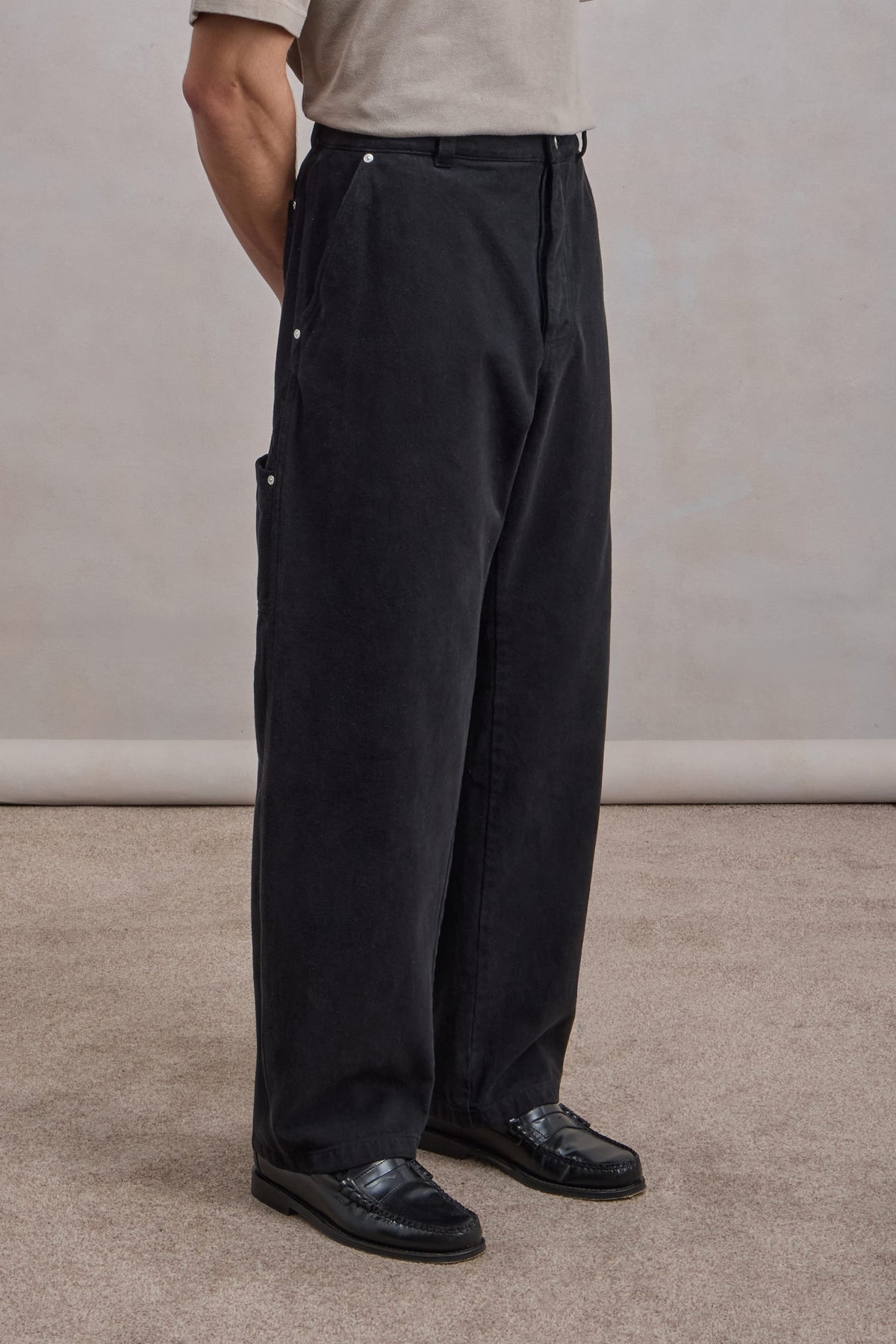 Pantalon Soft Single Knee - Noir