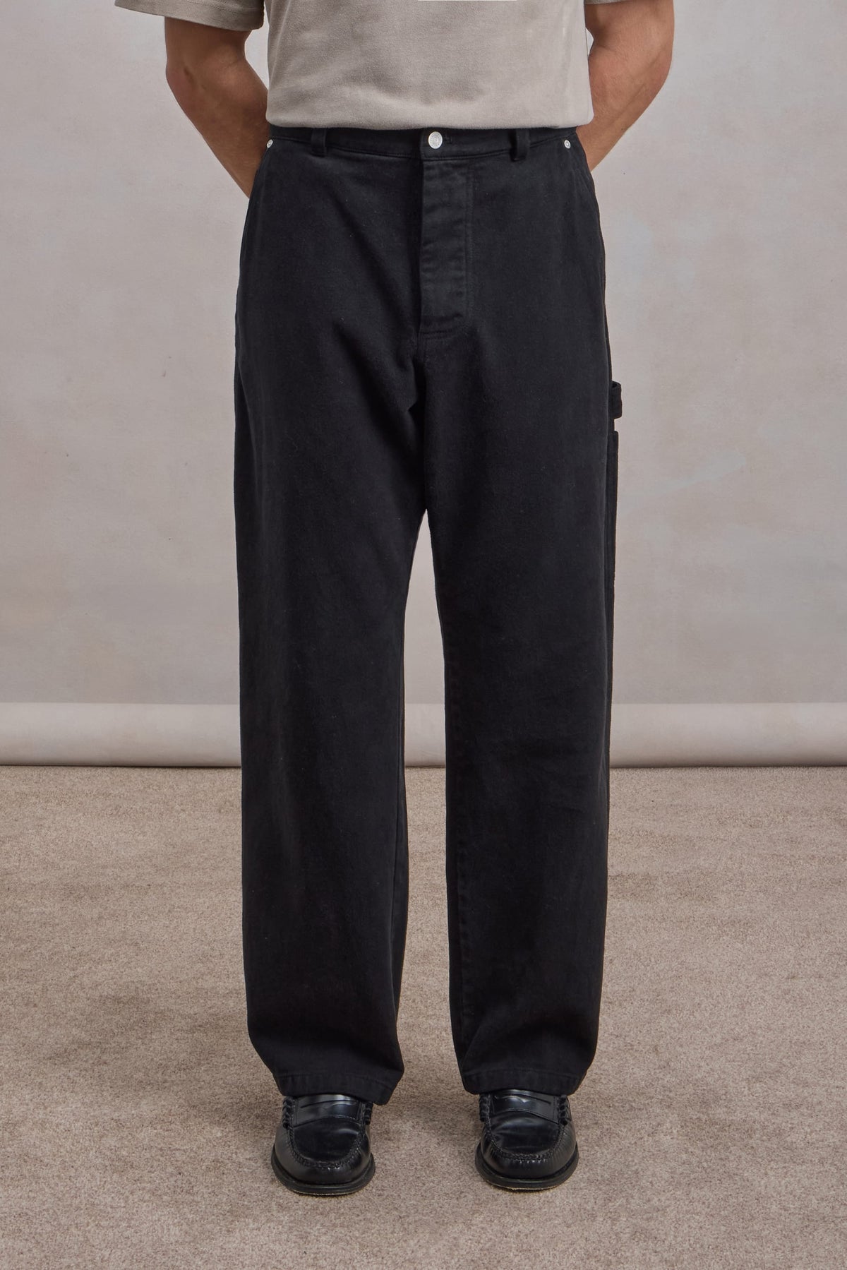 Pantalon Soft Single Knee - Noir