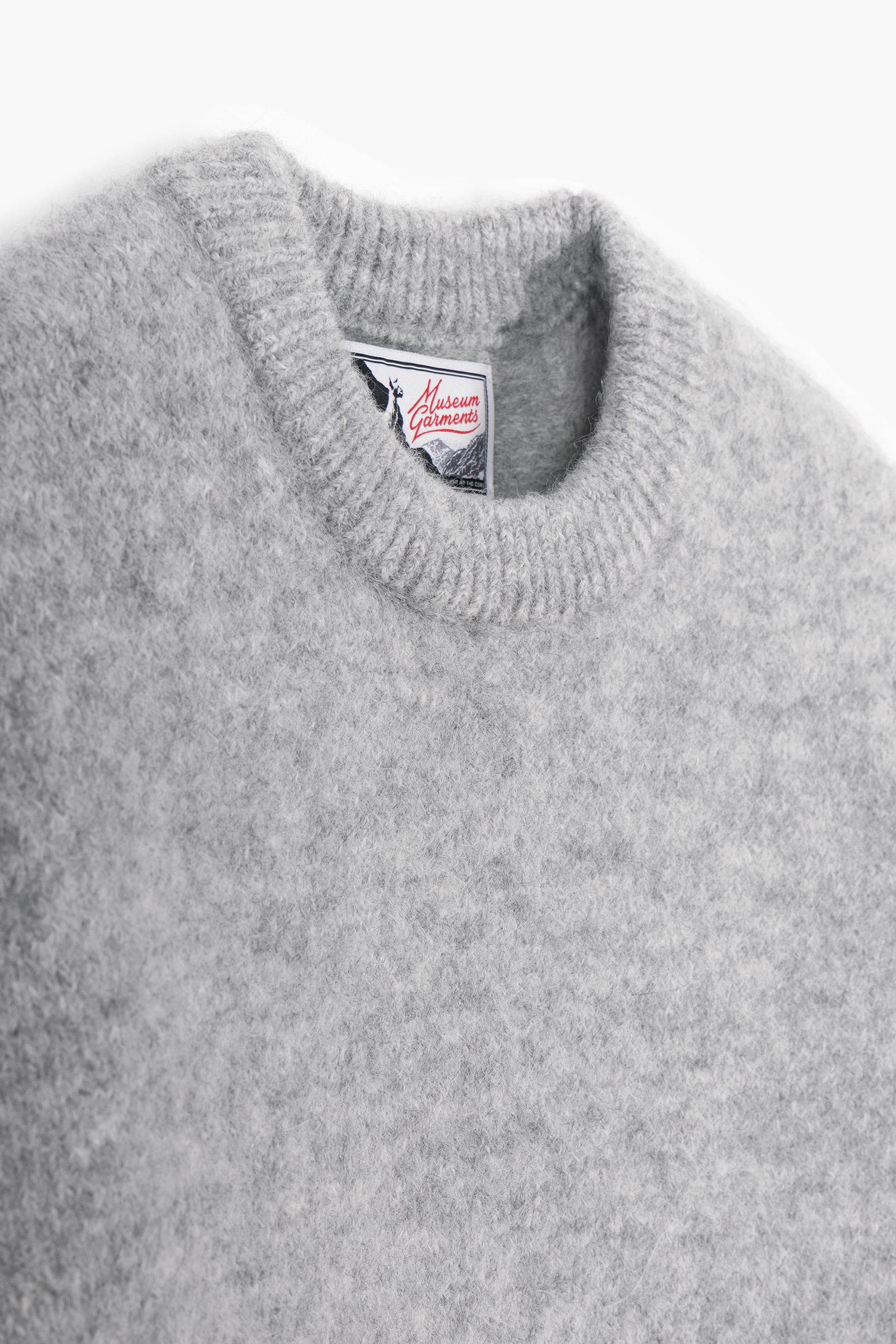 MUSEUM GARMENTS - Alpaca sweater Grey – suuupply