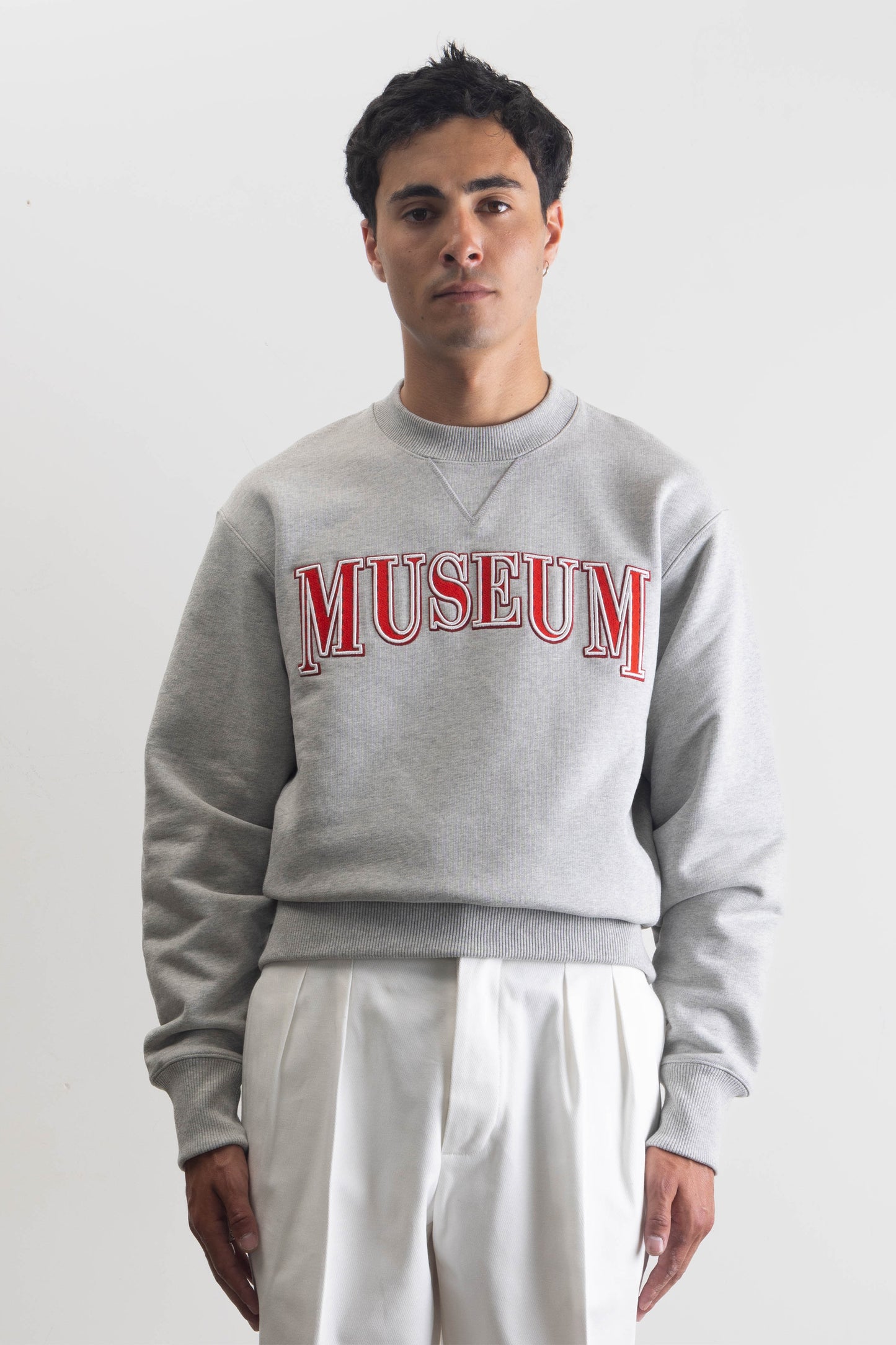 University Sweatshirt Heavyweight - Gris Chiné