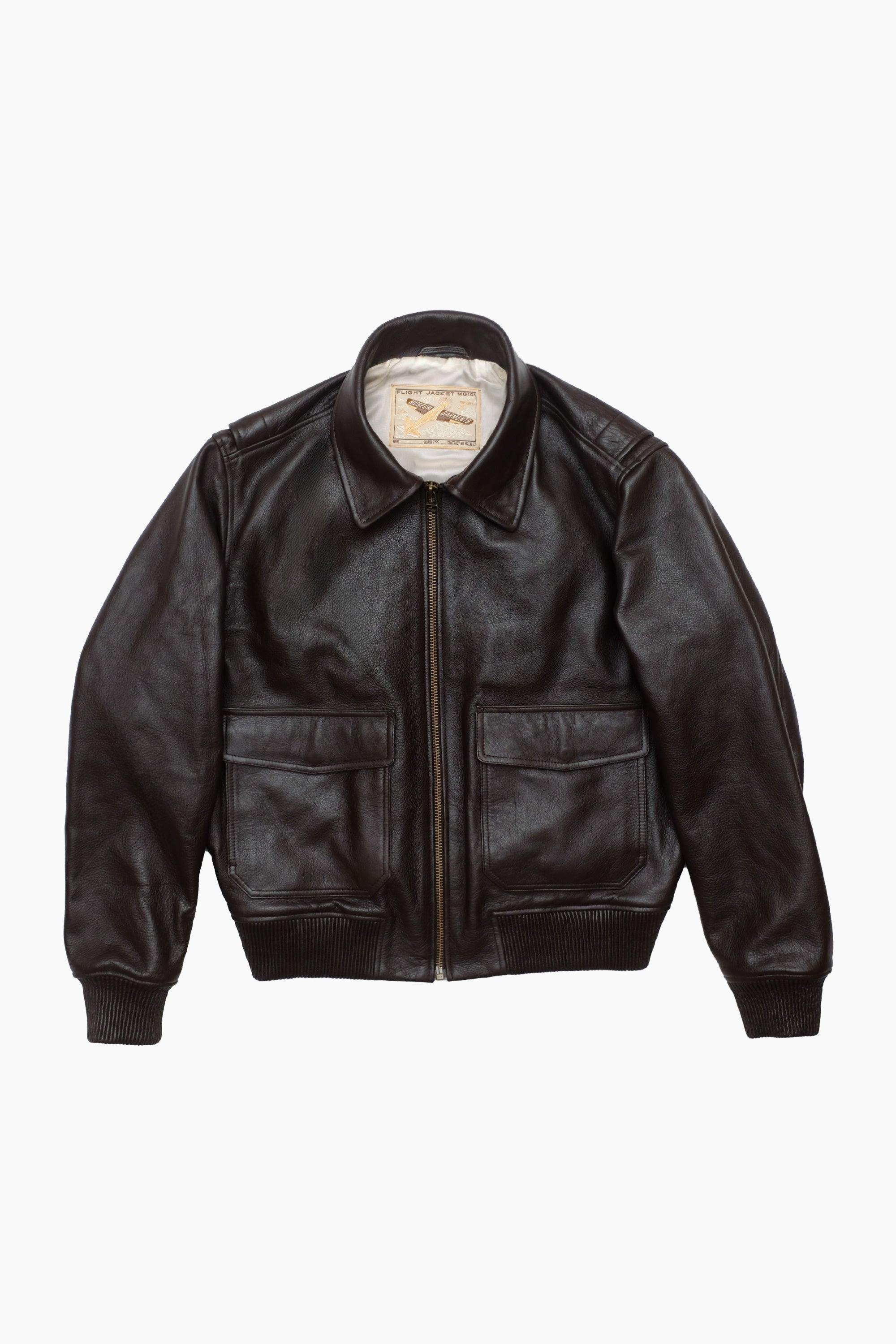 Blouson cuir best sale aviateur japa