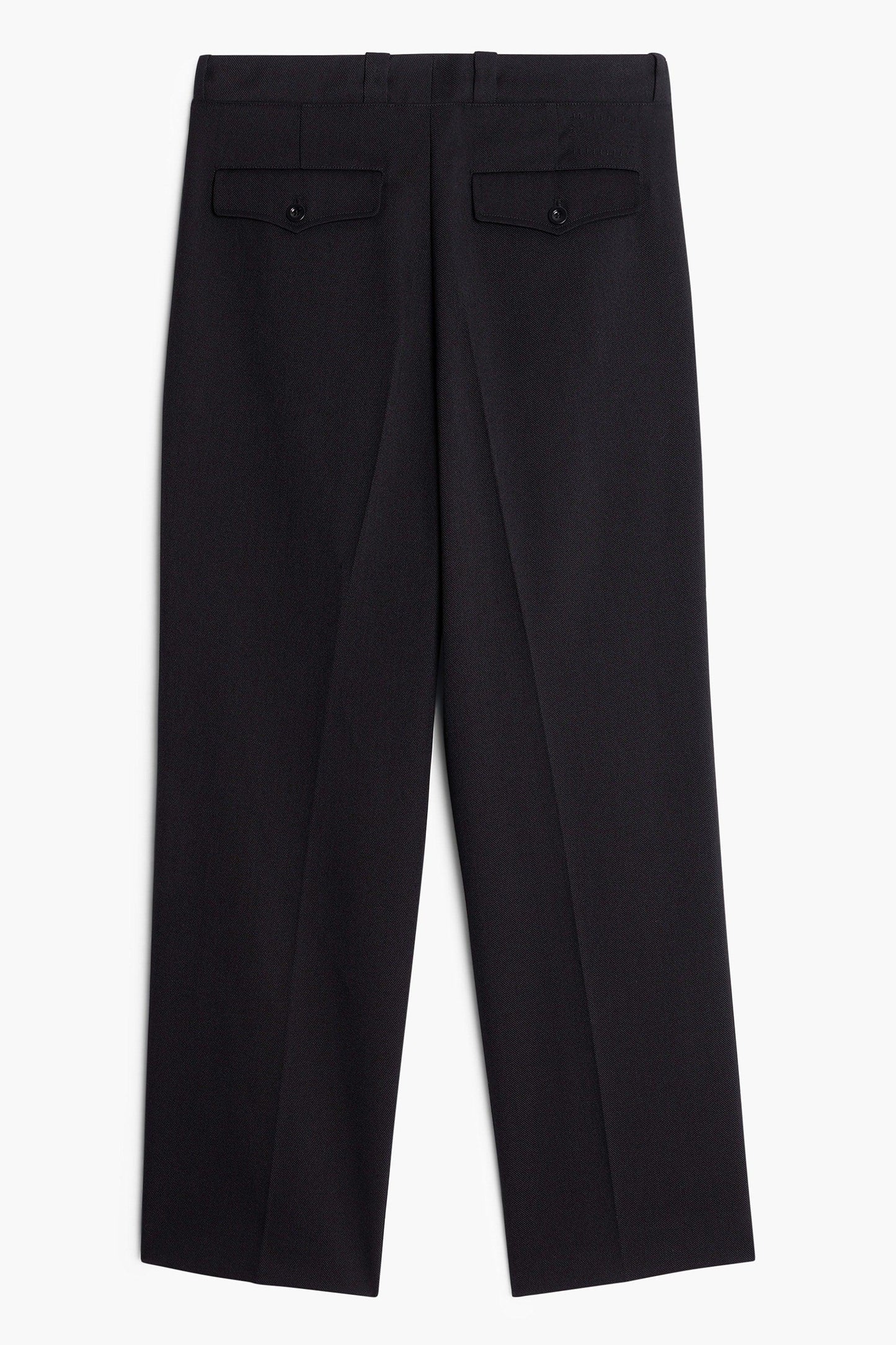 French Military Pant - Black Wool