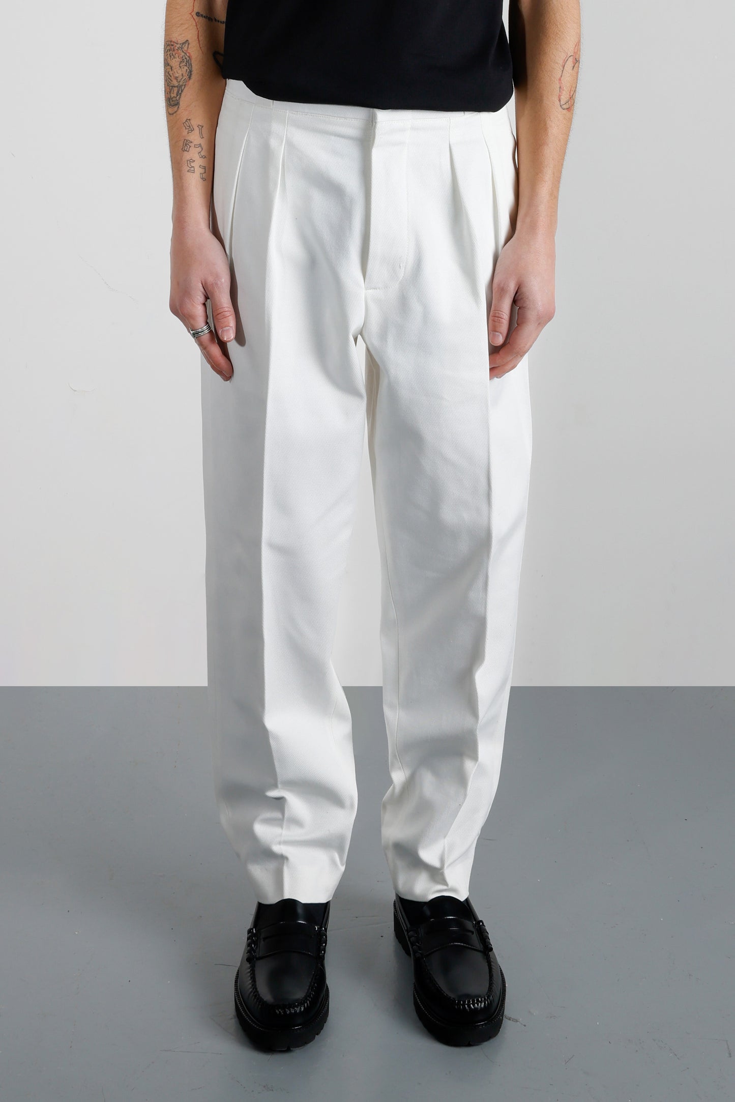 Pantalon French Military - Coton Blanc