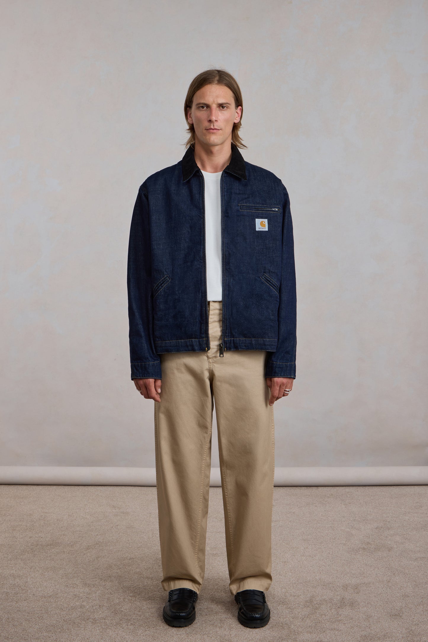 OG Detroit Jacket - Blue / Black rinsed