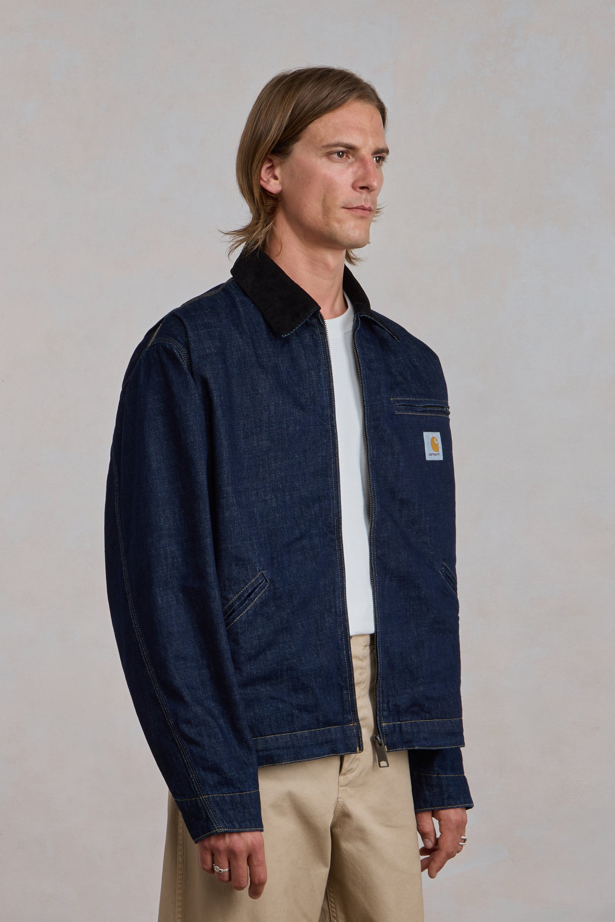 Carhartt WIP OG DETROIT JACKET Navy Mサイズ CARHARTT WIP - OG Detroit Jacket - Blue / Black rinsed – suuupply