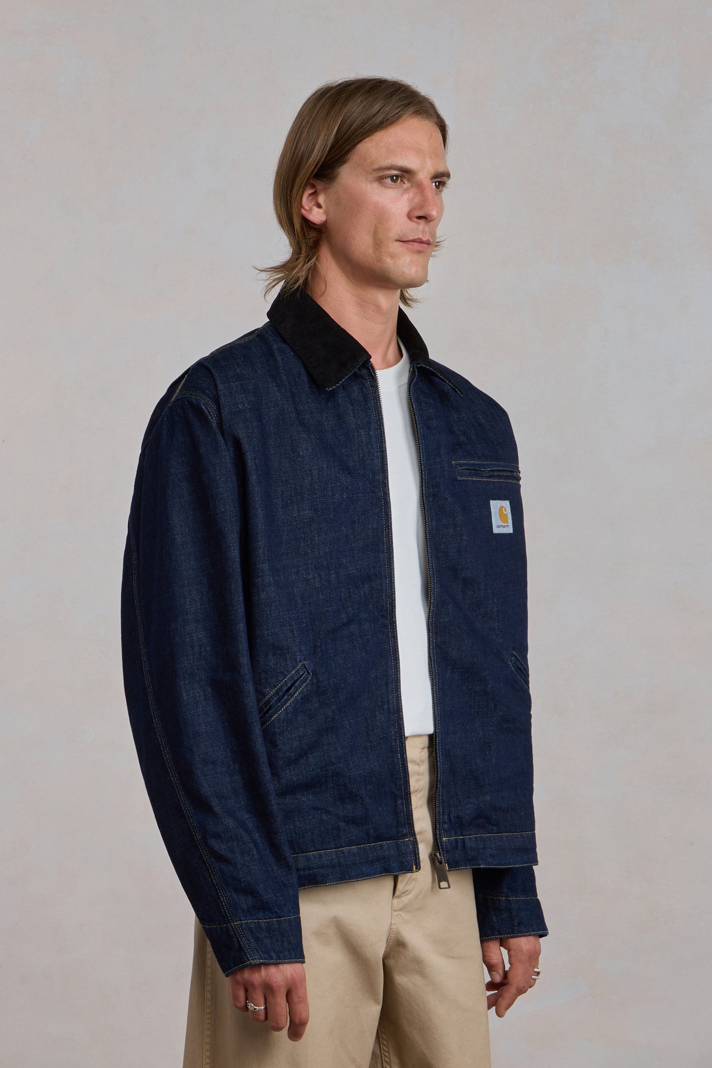 OG Detroit Jacket - Blue / Black rinsed