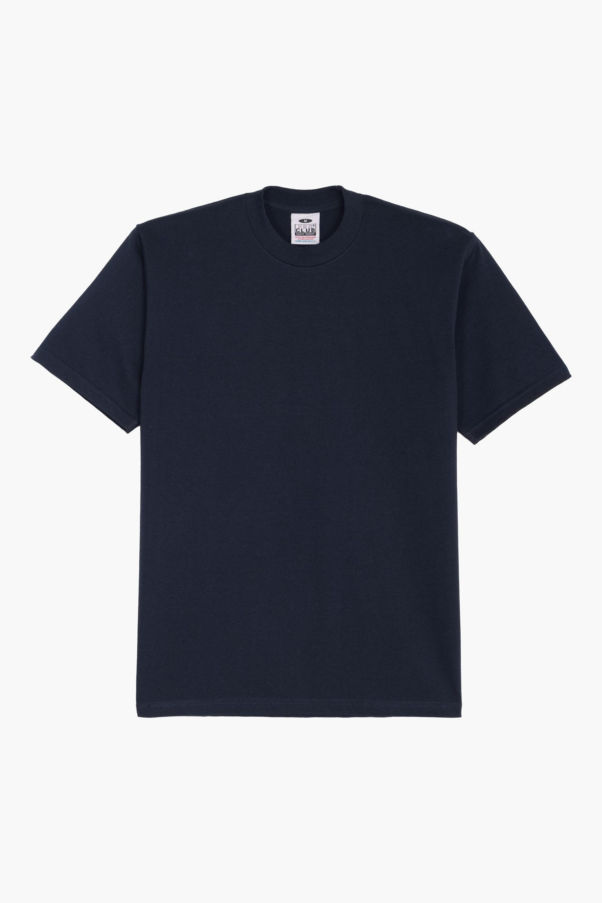 PROCLUB Navy Heavyweight T-shirt – suuupply - Main Image