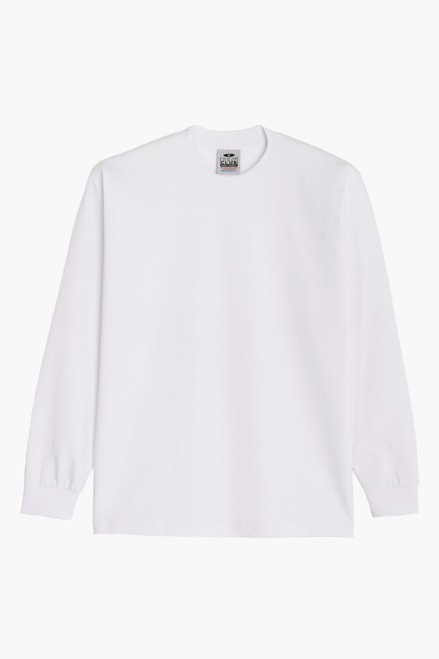 Heavyweight Long Sleeve T-Shirt - White