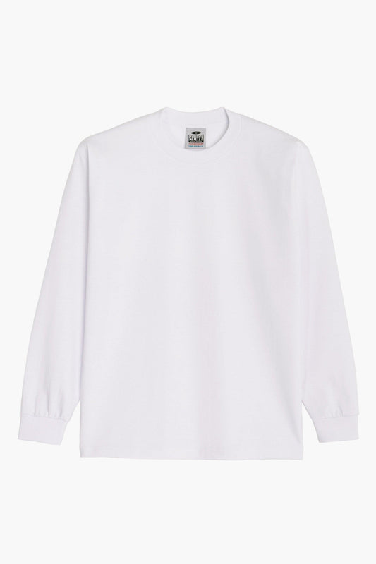 Heavyweight Long Sleeve T-Shirt - White