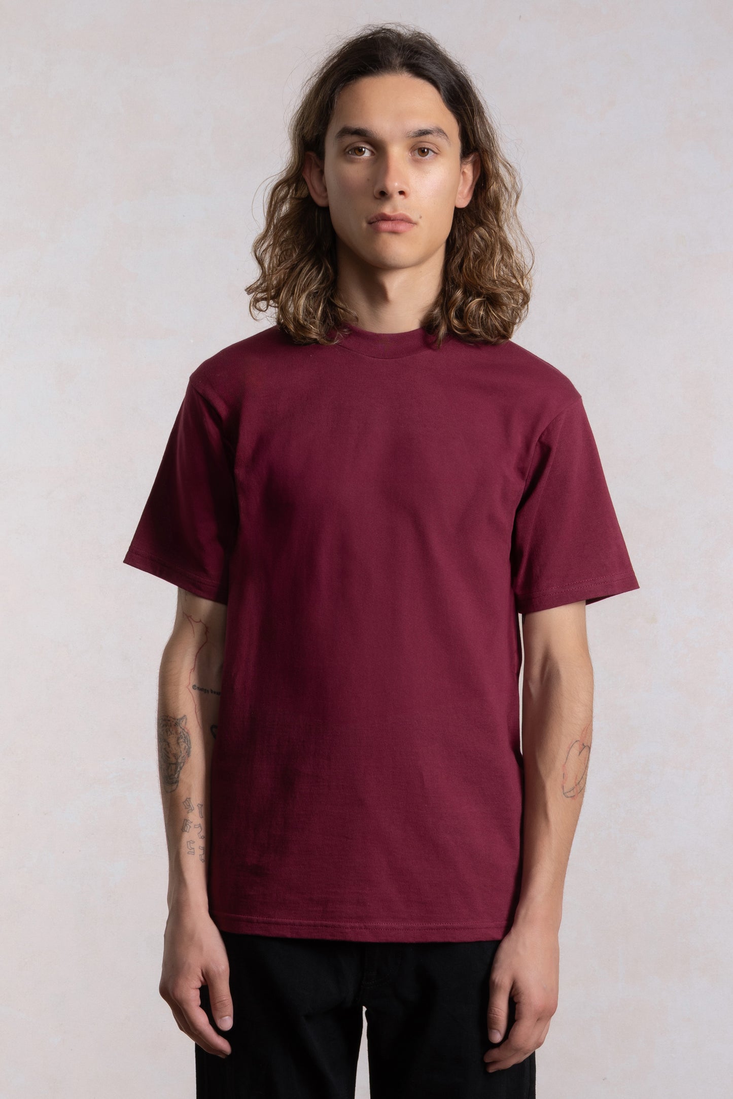 T-shirt Heavyweight - Bordeaux