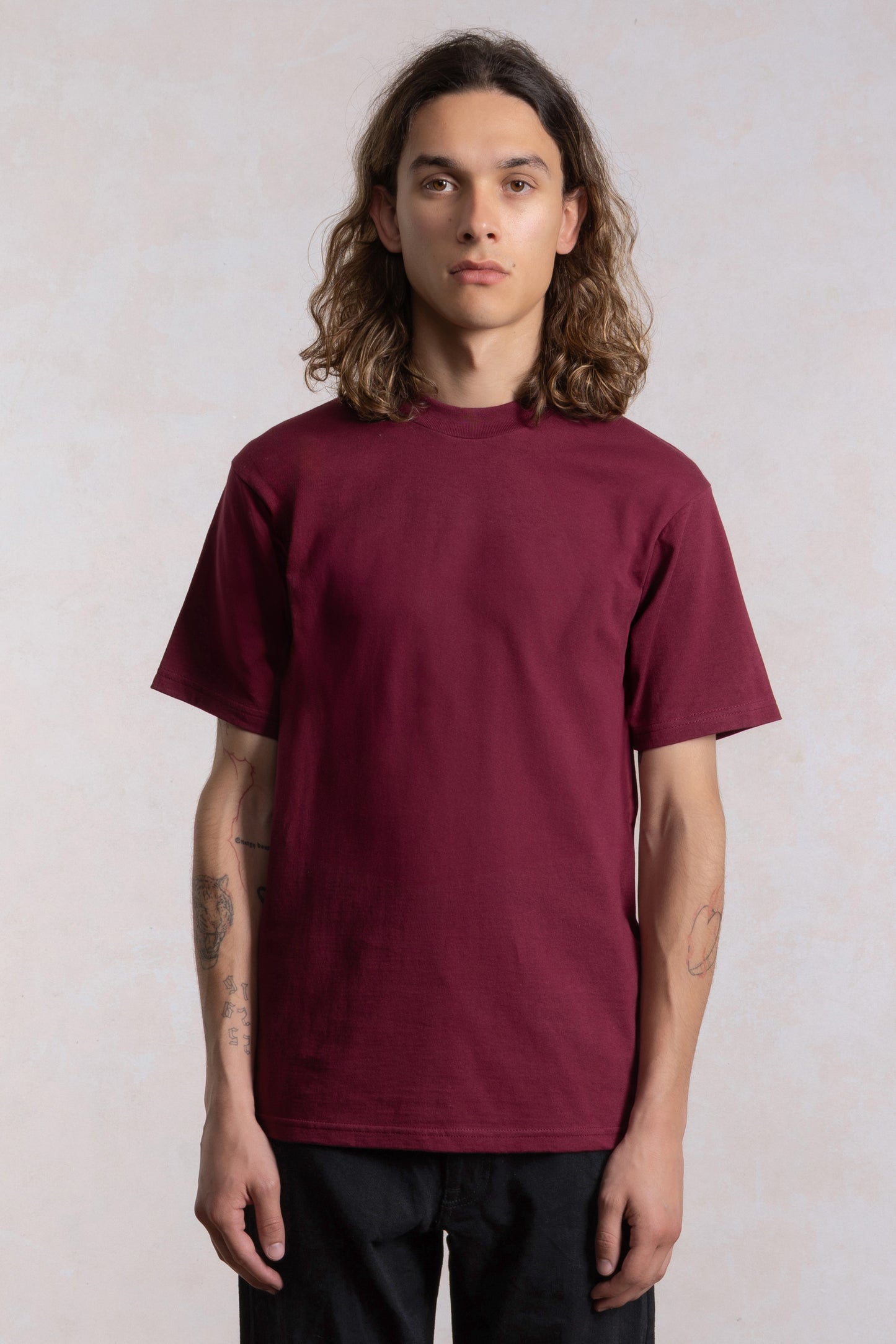 T-shirt Heavyweight - Bordeaux