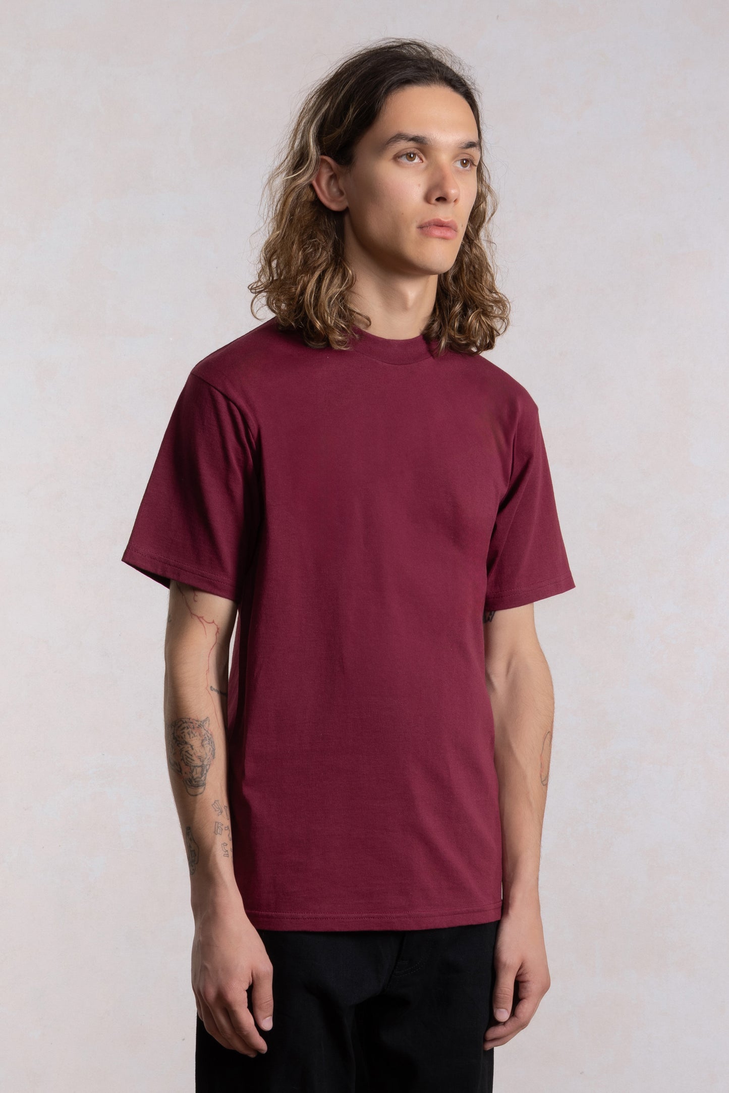 T-shirt Heavyweight - Bordeaux