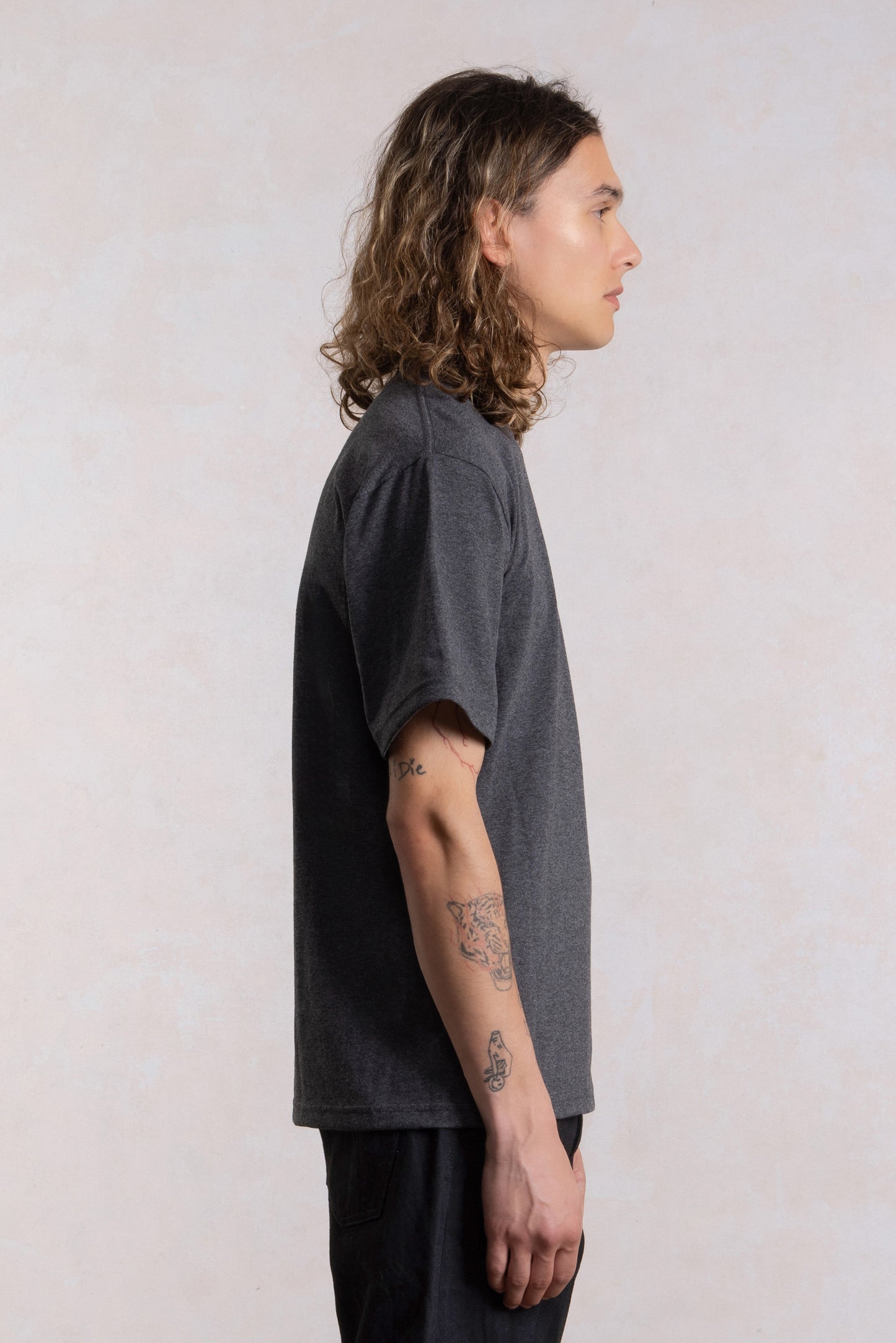 Heavyweight T-Shirt - Heather Charcoal Gray