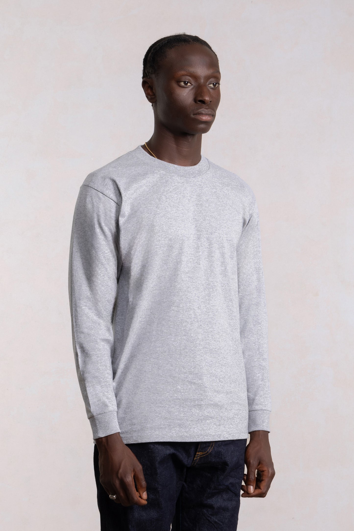 Heavyweight Long Sleeve T-Shirt - Gray