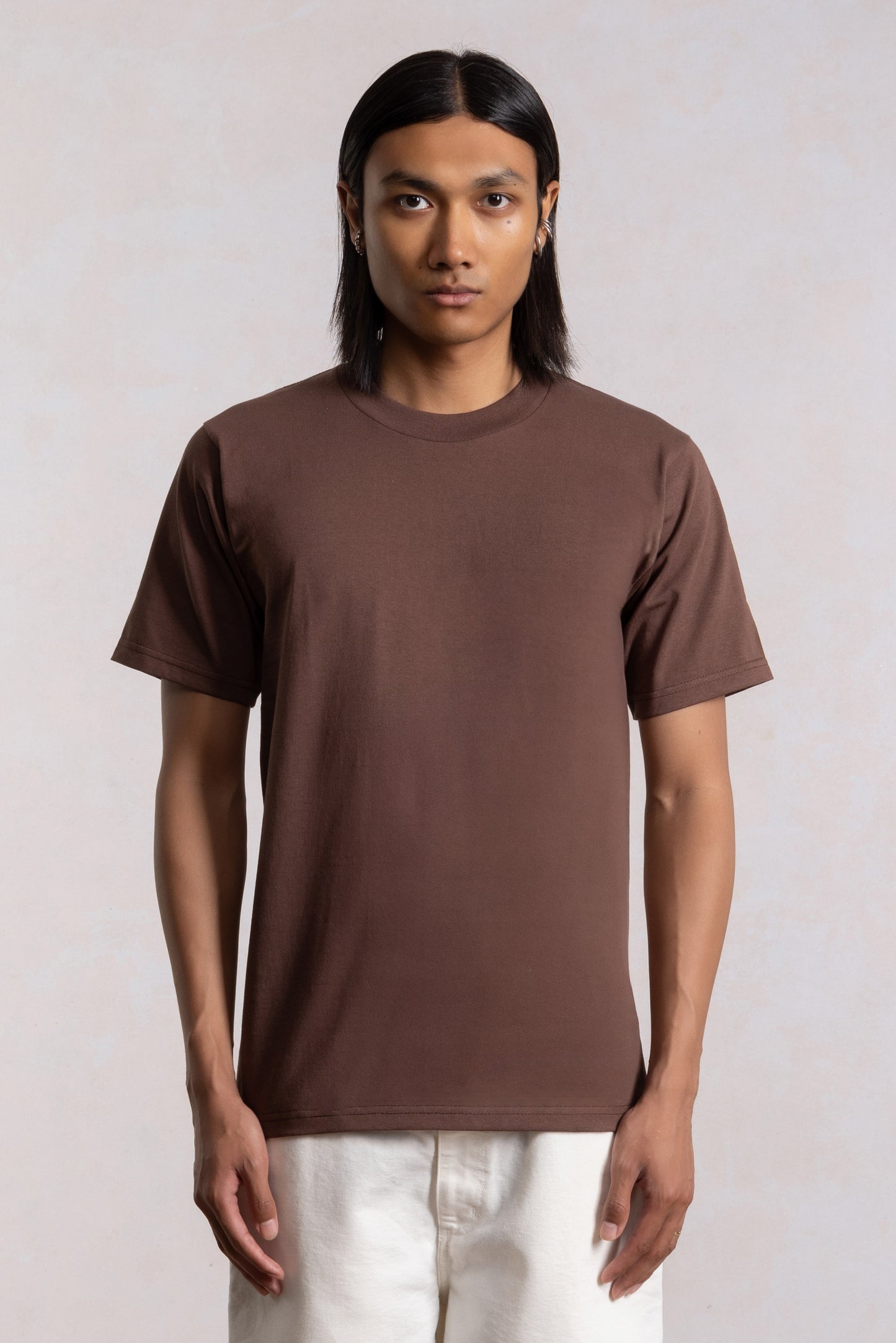 T-shirt Heavyweight - Marron