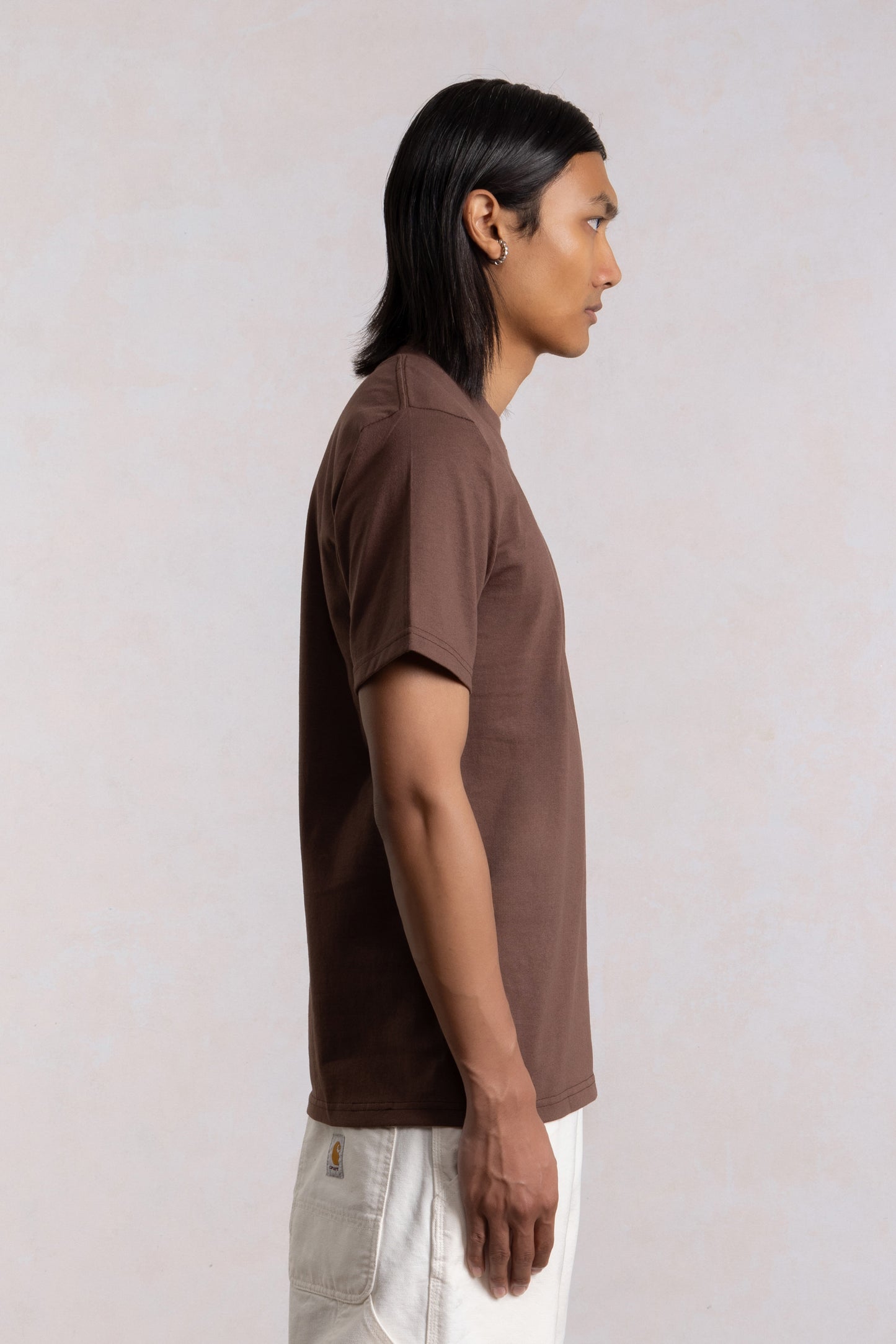 T-shirt Heavyweight - Marron