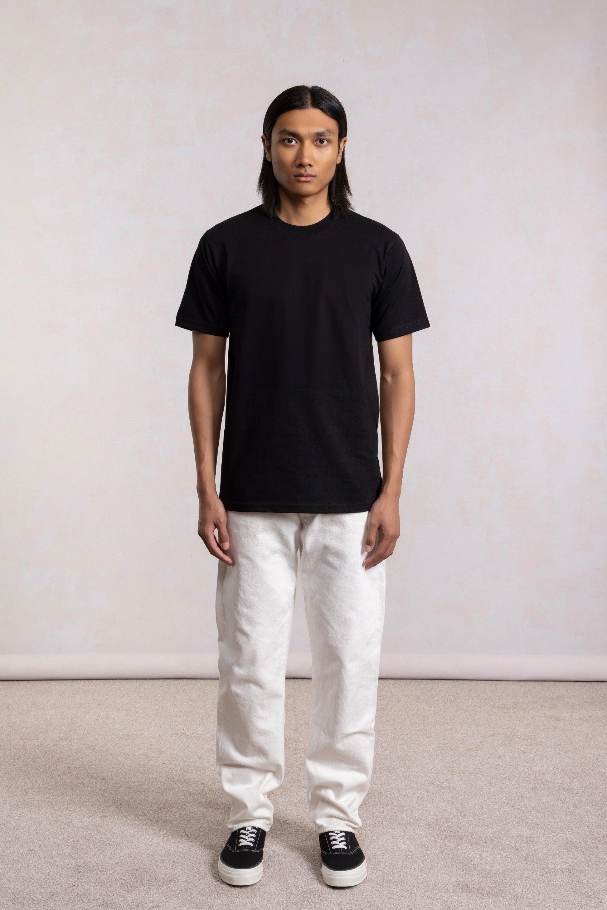 PROCLUB Black Heavyweight T-shirt – suuupply - Main Image