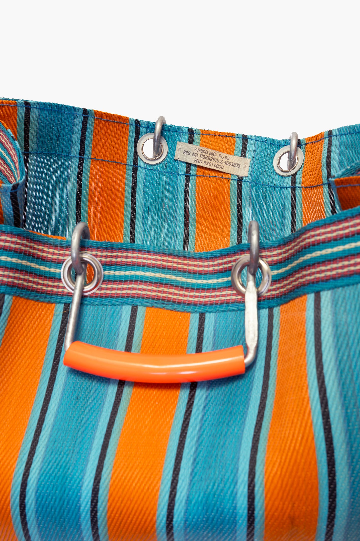 Market bag - Orange/Blue