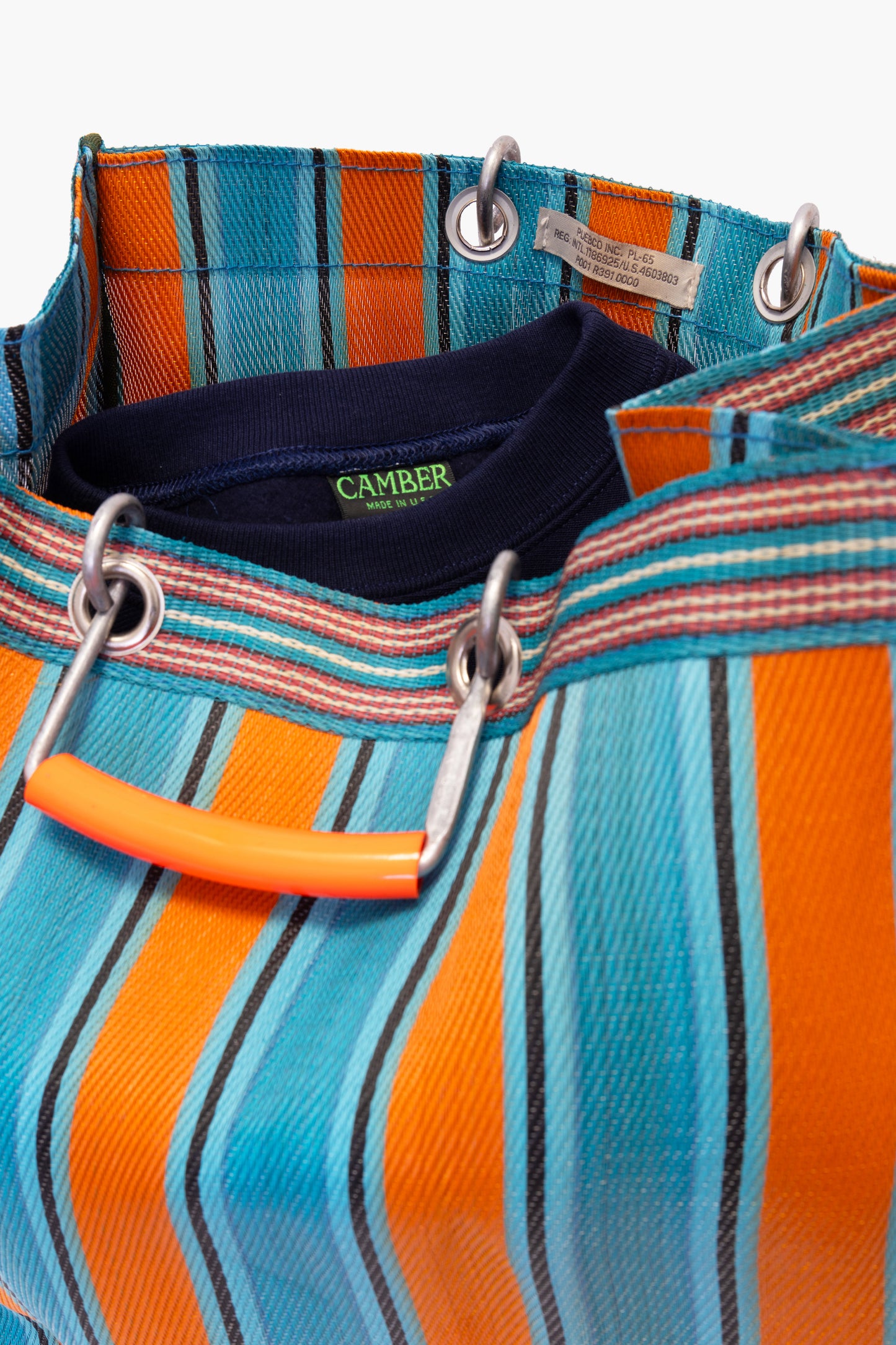 Market bag - Orange/Blue